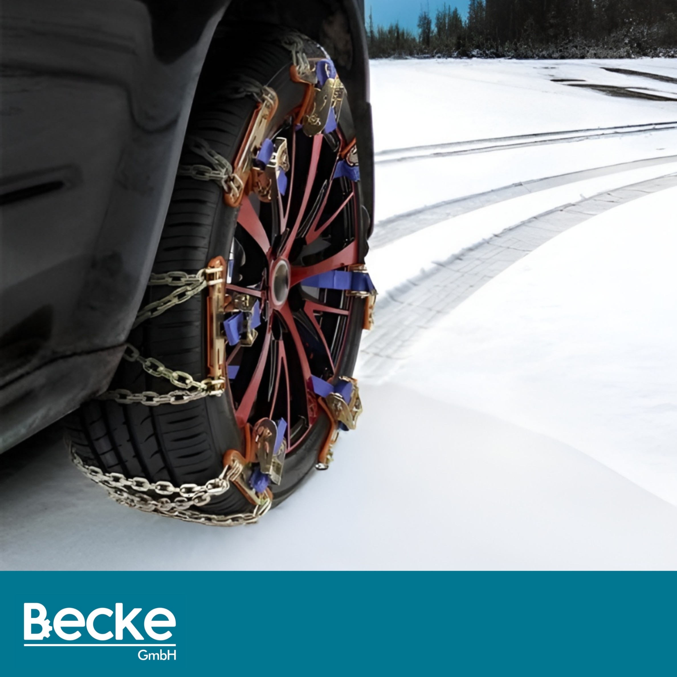 ULTRA MOCNE PROFESJONALNE ŁAŃCUCHY ŚNIEGOWE ZIMOWE 4 SZT. UNIWERSALNE STAL