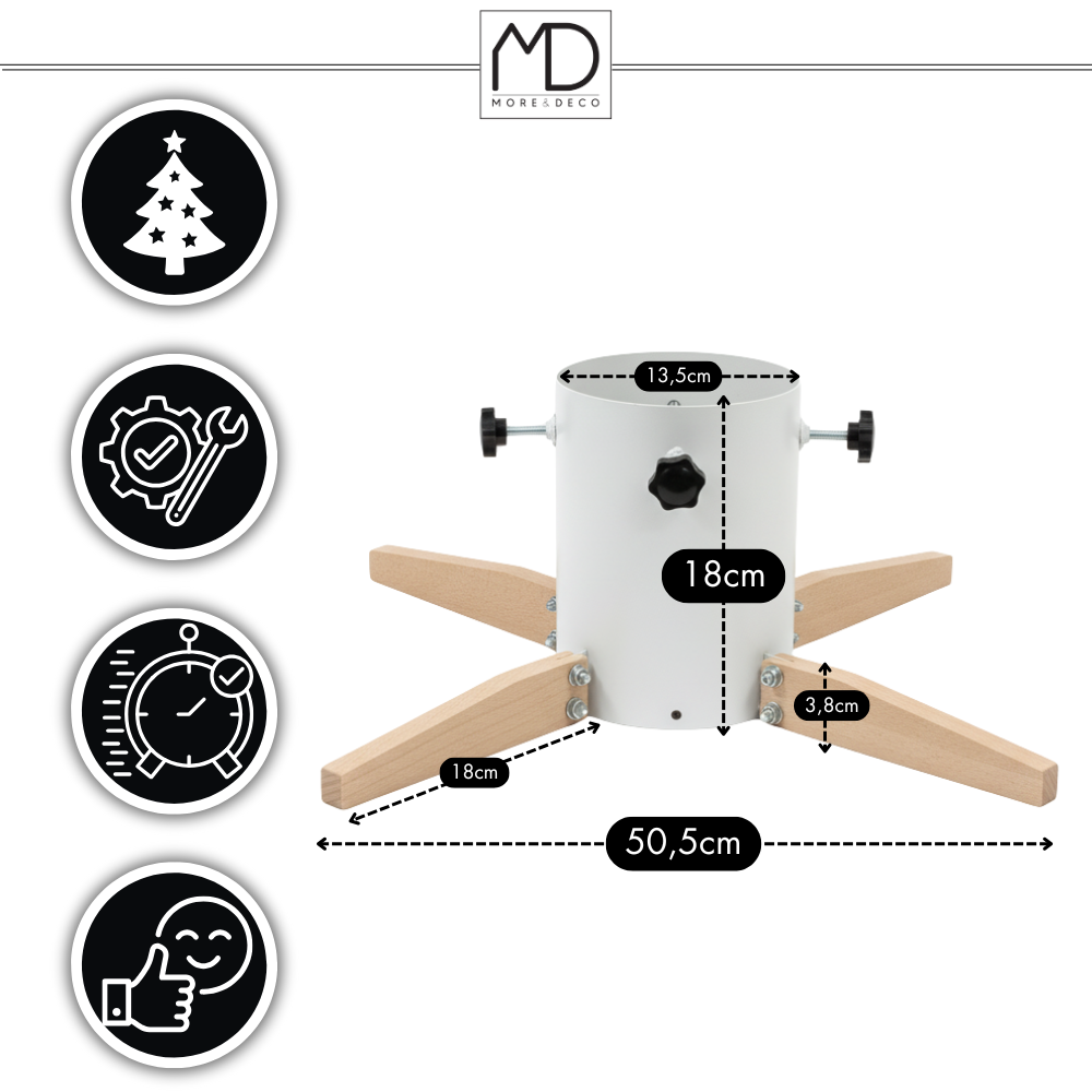 Stojak choinkowy podstawka pod choinkę osłonka pień stabilny na wodę loft