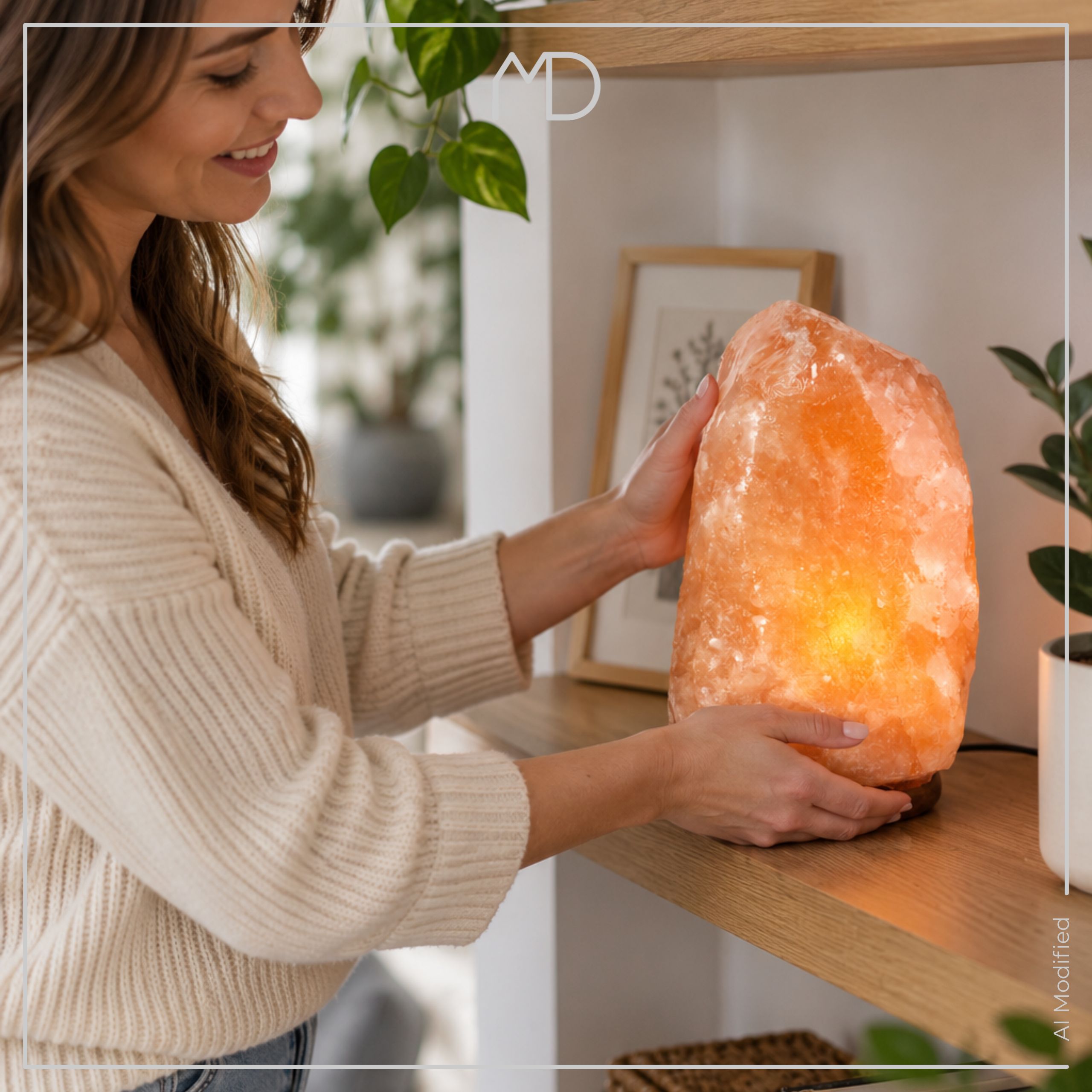Lampa solna do salonu – nastrojowe oświetlenie i naturalna dekoracja wnętrza