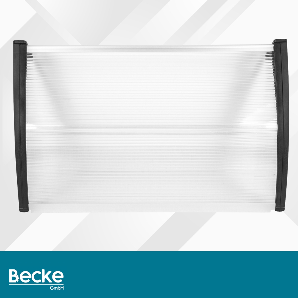 Daszek nad drzwi wejściowe łukowy zadaszenie balkon okno poliwęglan 120x80