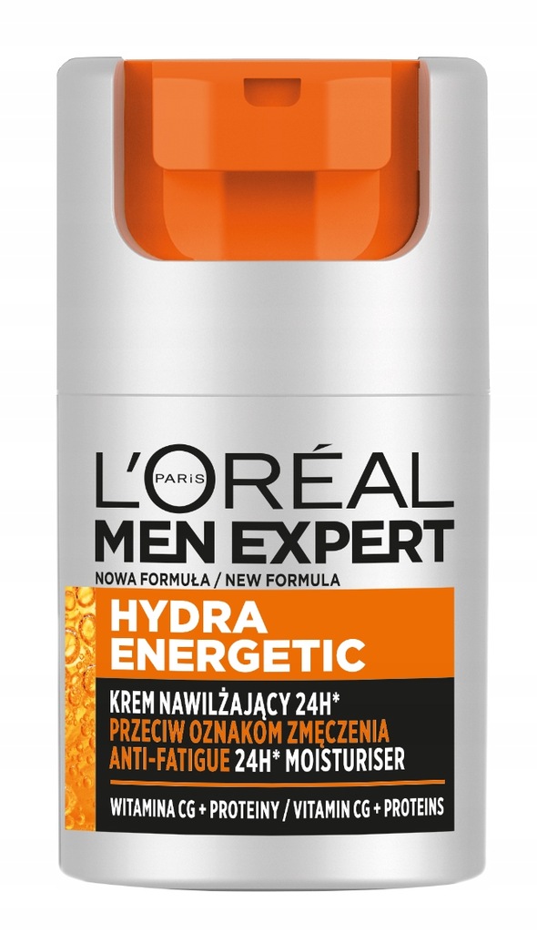L’Oréal Men Hydra Energetic Nawilżający Krem Do Twarzy Dla Mężczyzn 2x50ml