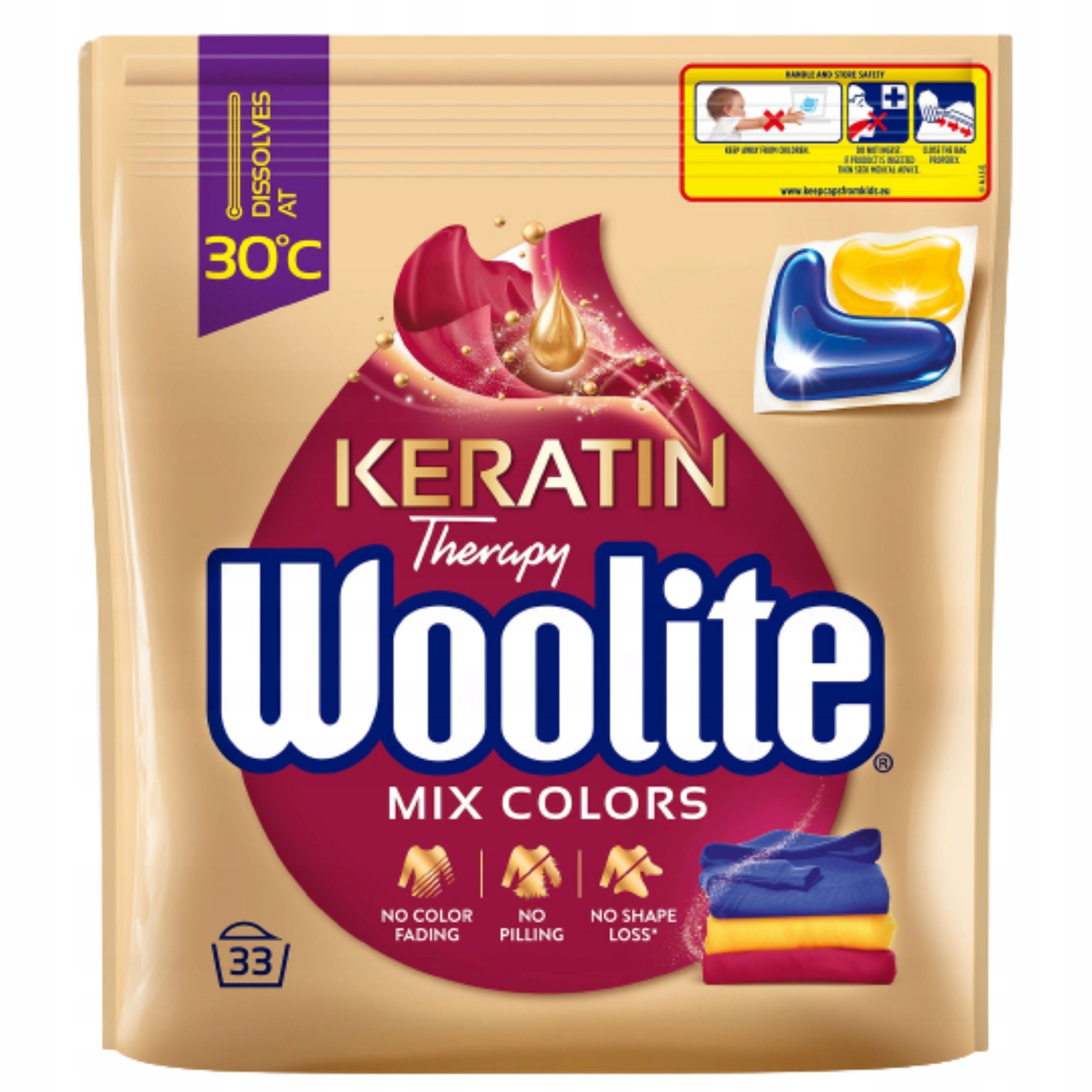 094169 Woolite Żel Kaps Care 33 szt Wo11[zestaw]