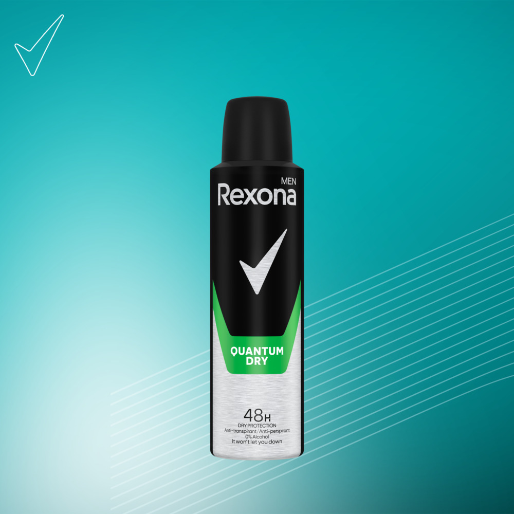Rexona Men Quantum Dry antyperspirant w aerozolu 150 ml