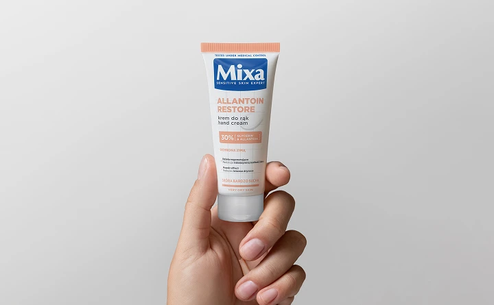 Mixa Allantoin Restore Regenerujący Krem Sucha Skóra Rąk Z Gliceryną 3x100ml