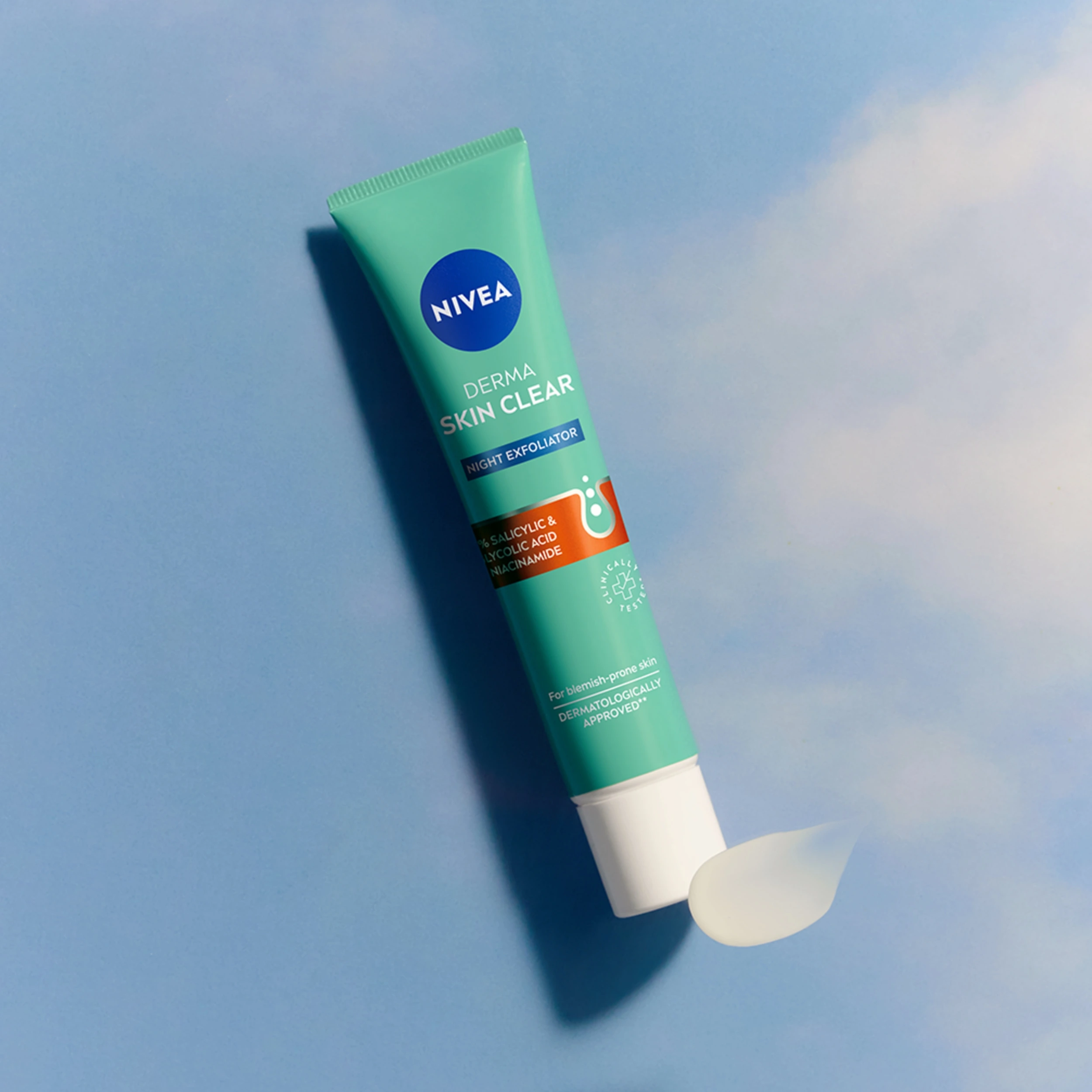 2 x NIVEA Derma Skin Clear Peeling złuszczający na noc, 40 ml