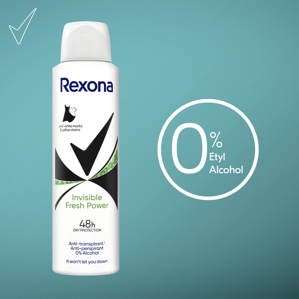 Rexona Invisible Fresh Power antyperspirant w sprayu dla kobiet 150 ml