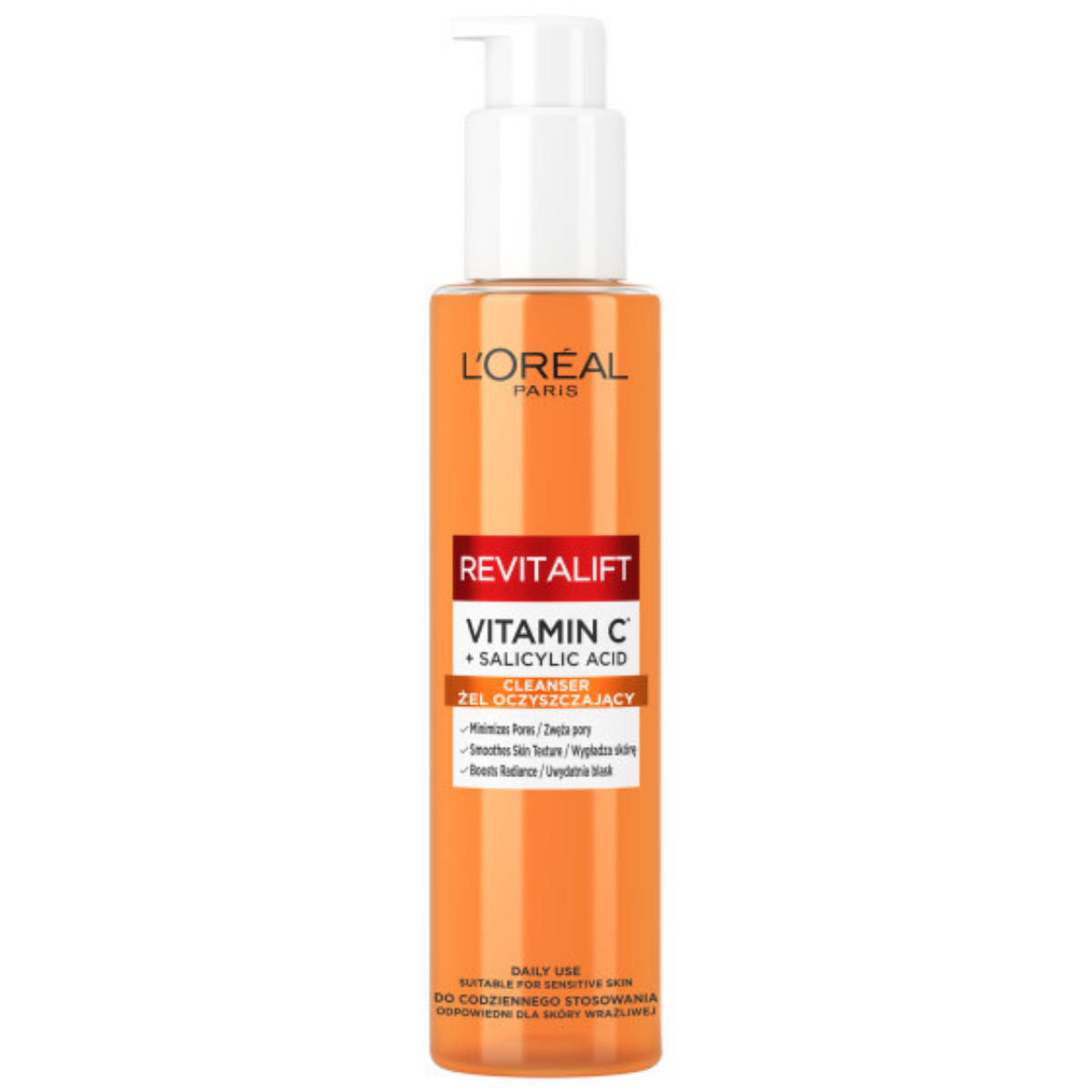 L’Oréal Paris Revitalift Rozświetlający żel myjący do twarzy z witaminą C 2x150ml