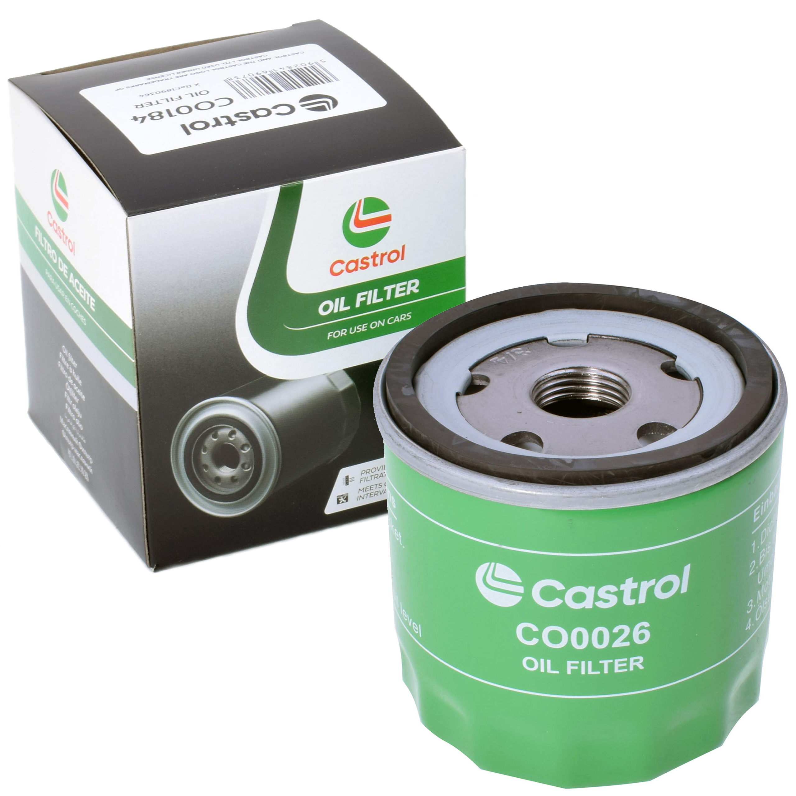 Castrol Filters Filtr Oleju CO0026 + Zawieszka Zapachowa gratis