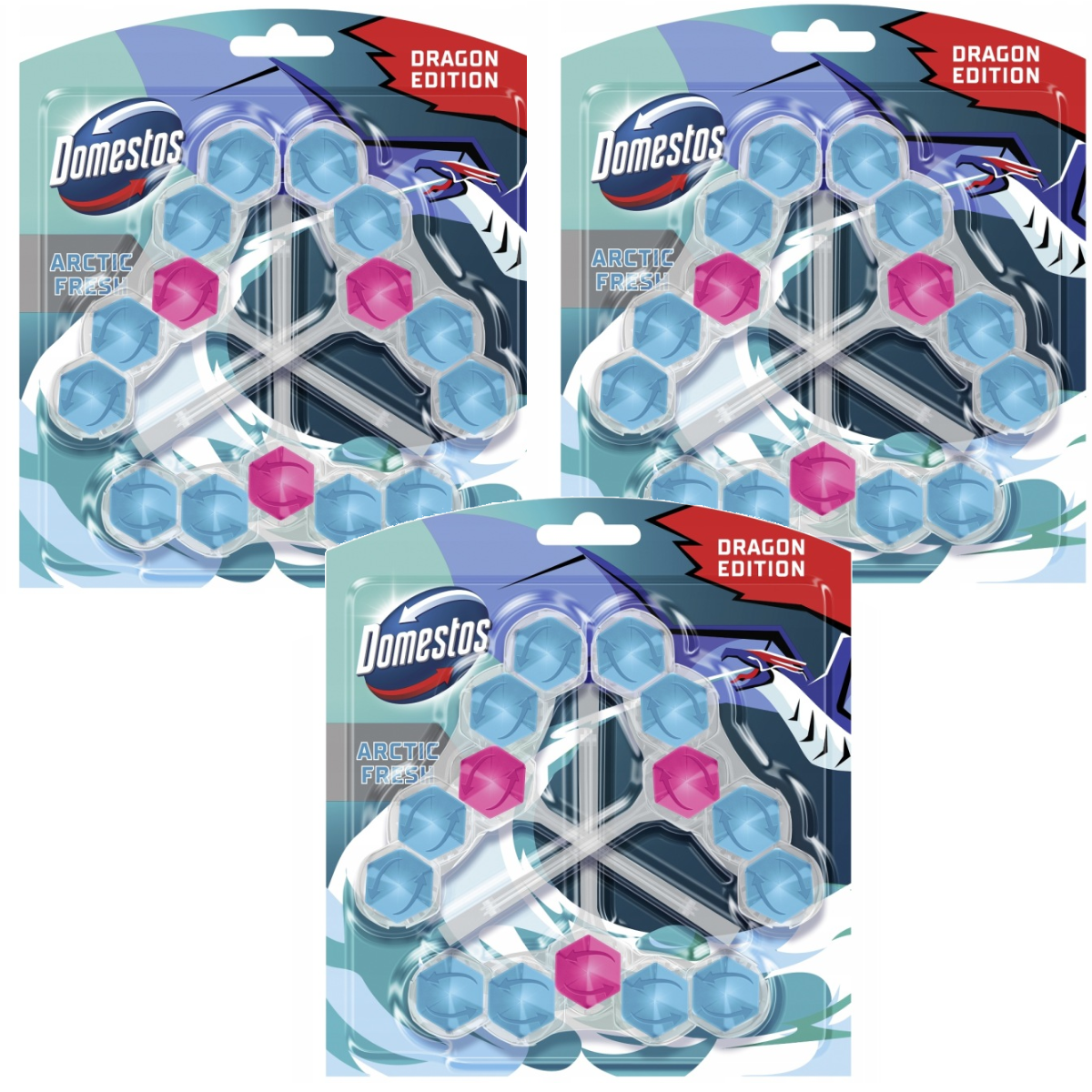 730092 DOMESTOS KOSTKA ARCTIC FRESH 3x50G x3