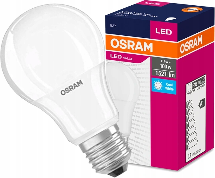 Osram Żarówka LED E27 4000k 1szt. LV12