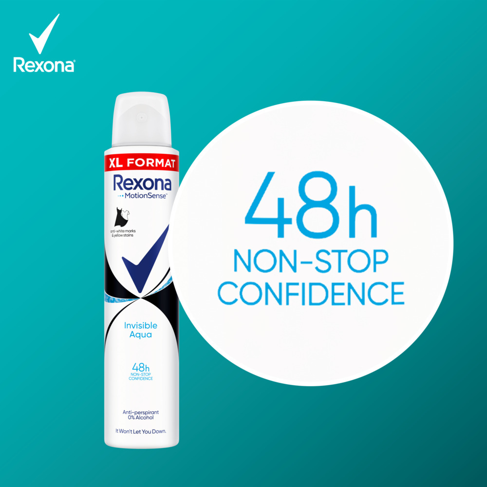 Rexona Motion Sense Invisible Aqua antyperspirant w aerozolu 200 ml
