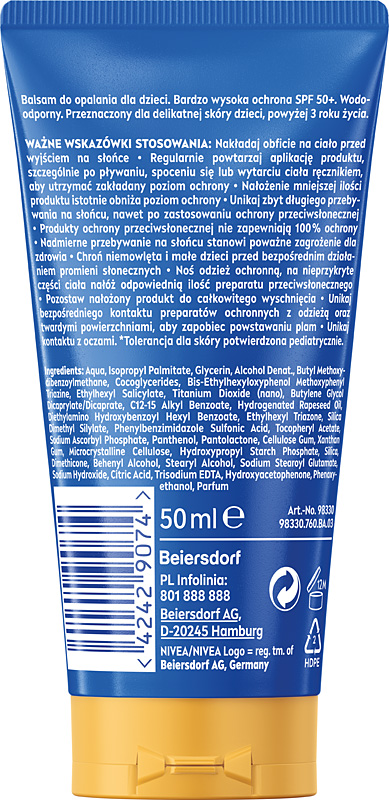 NIVEA SUN Spray do opalania dla dzieci KIDS SPF30 250ml