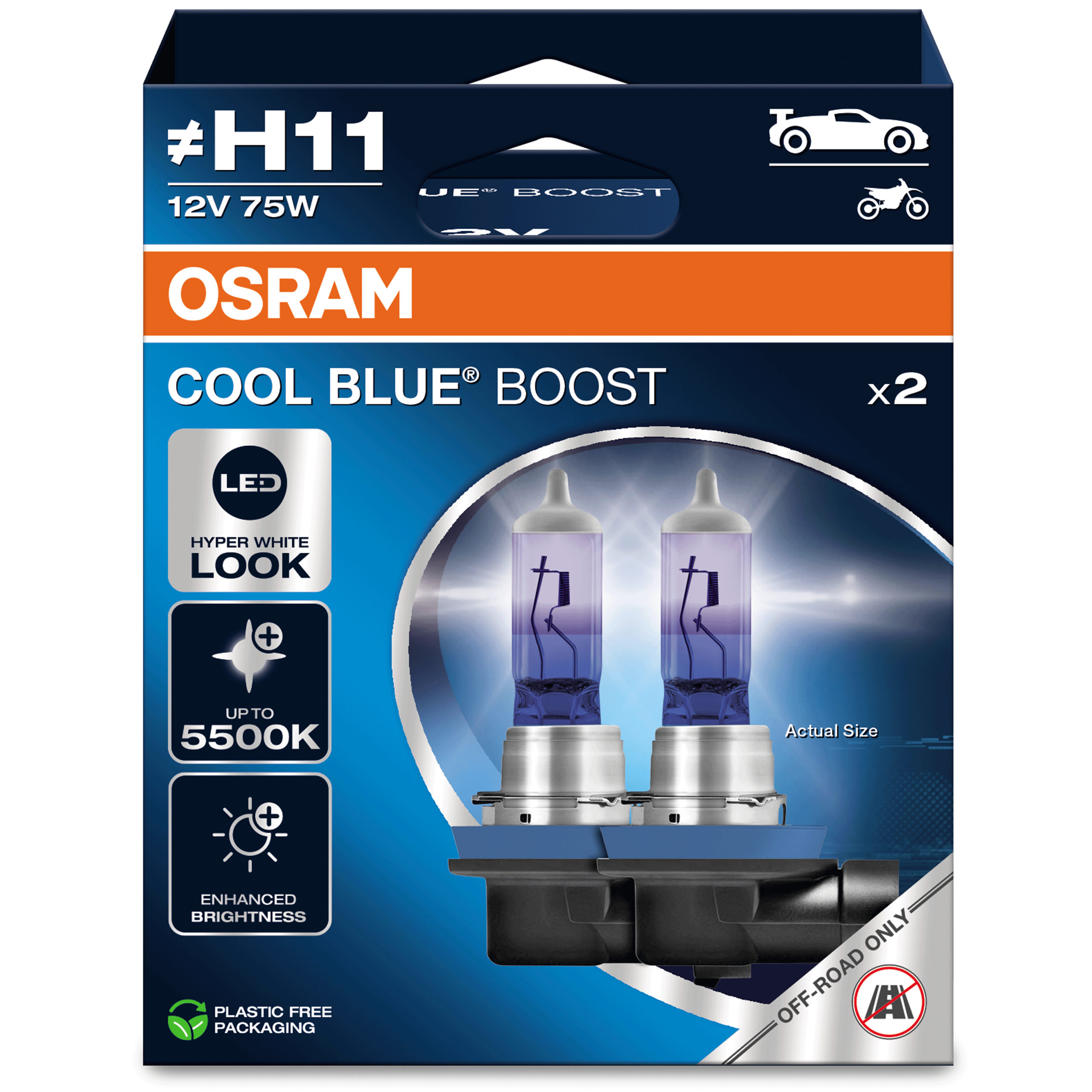 Osram Cool Blue Boost H11 NG EPACK