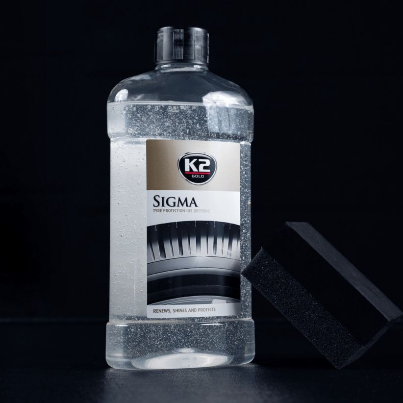 K2 Sigma Czernidło Żel do Nabłyszczania i Pielęgnacji Opon Plastików 500 ml