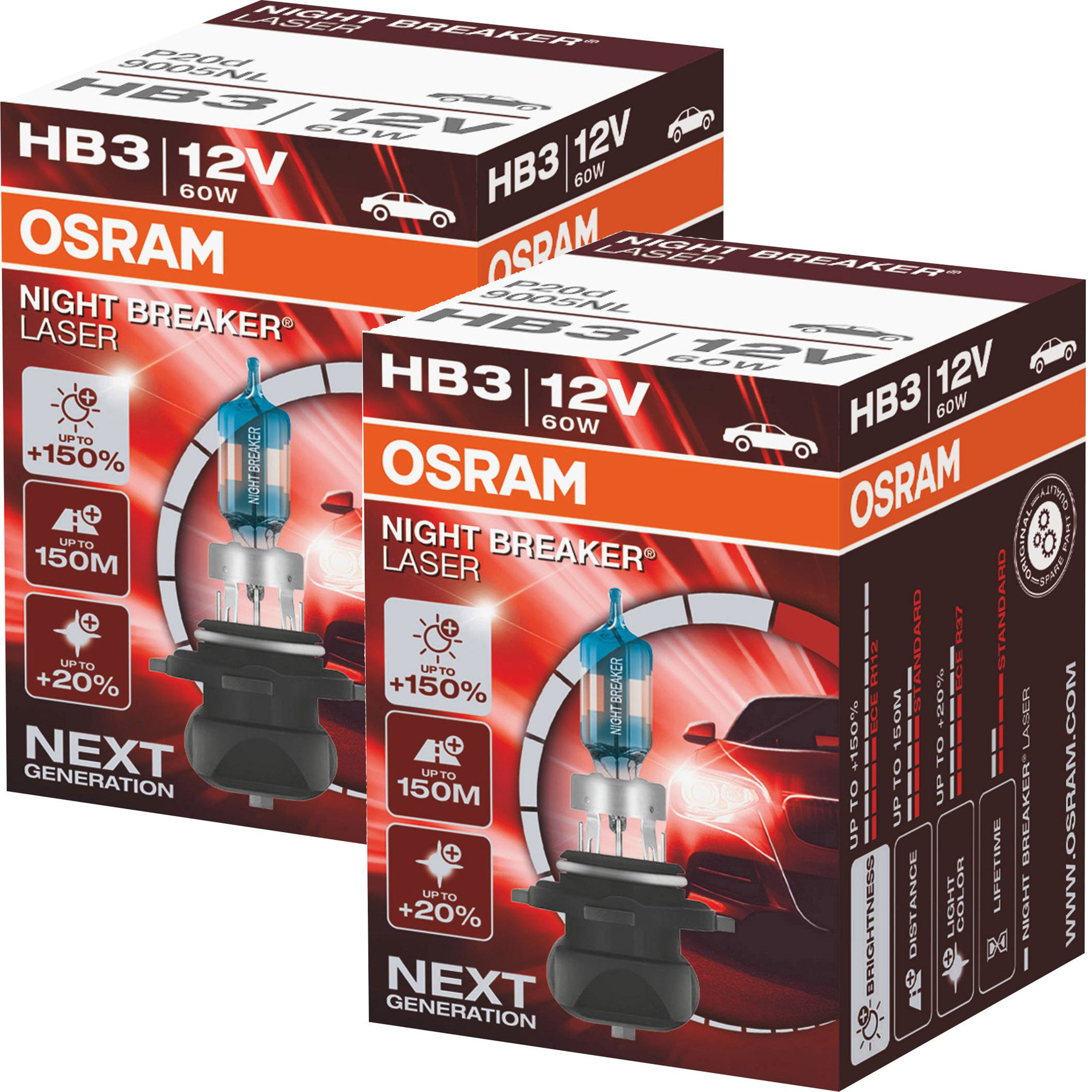 Osram Night Breaker HB3 NL 150% [szt] x2