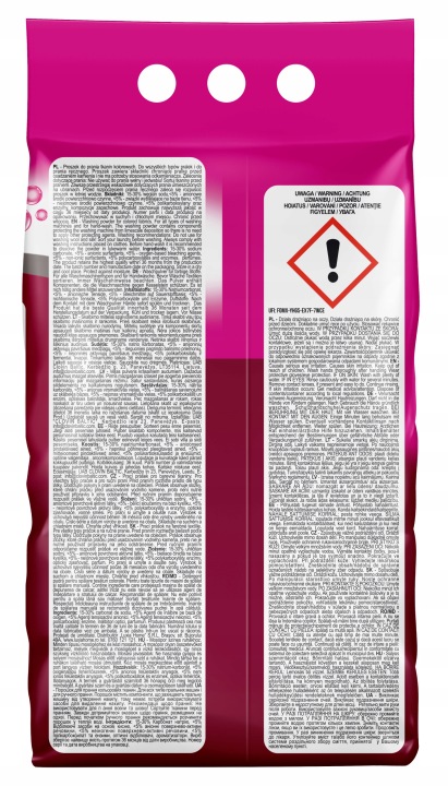 Proszek do prania Purox color 2w1 z odplamiaczem 10,5 kg EN,PL,DE,LT,LV,EE,SK,HU,UA,RO/MD