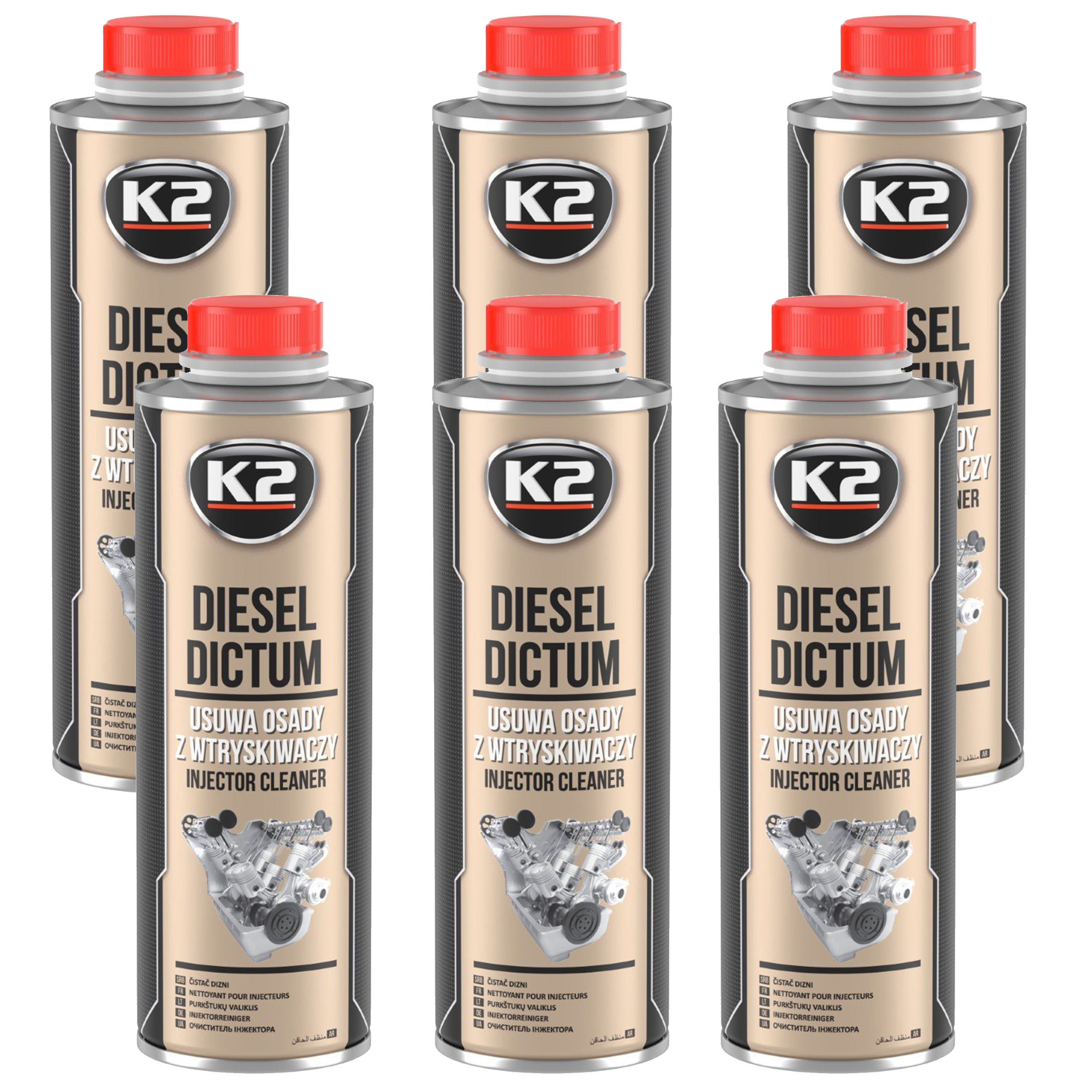 K2 Diesel Dictum W325 500 ml Czyszczenie Wtrysków 35_K2