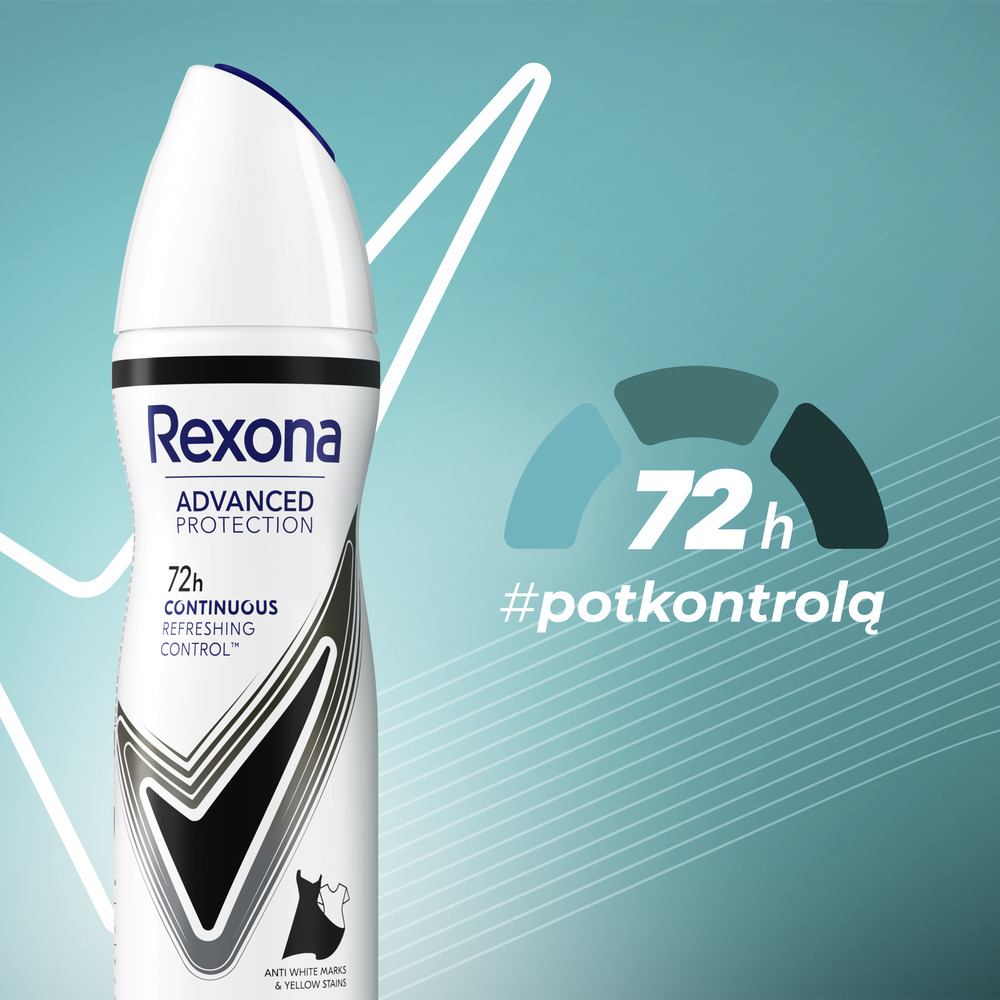 Rexona Invisible Black & White antyperspirant w sprayu dla kobiet 150 ml