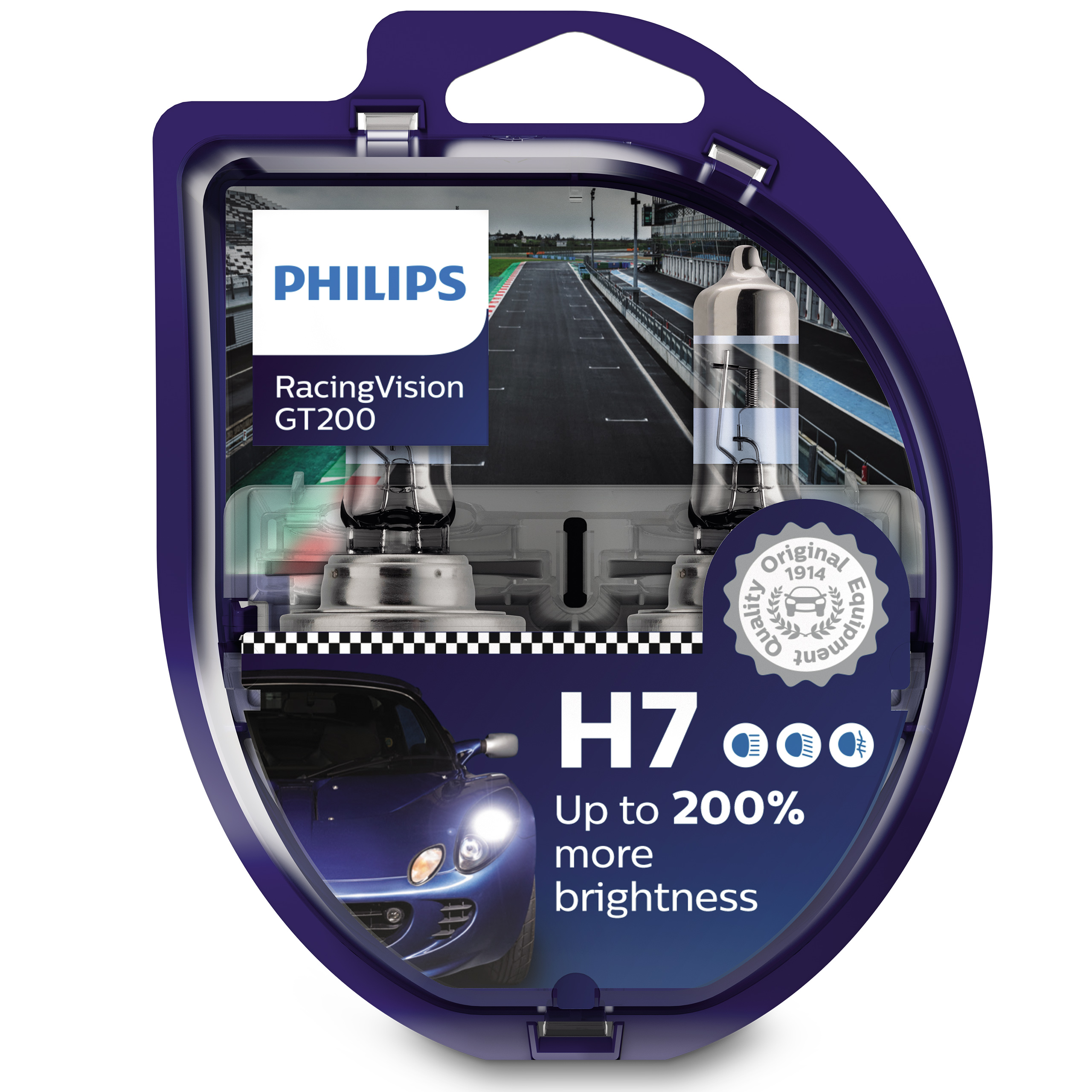Philips Racing Vision GT +200% żarówka H7 12 V