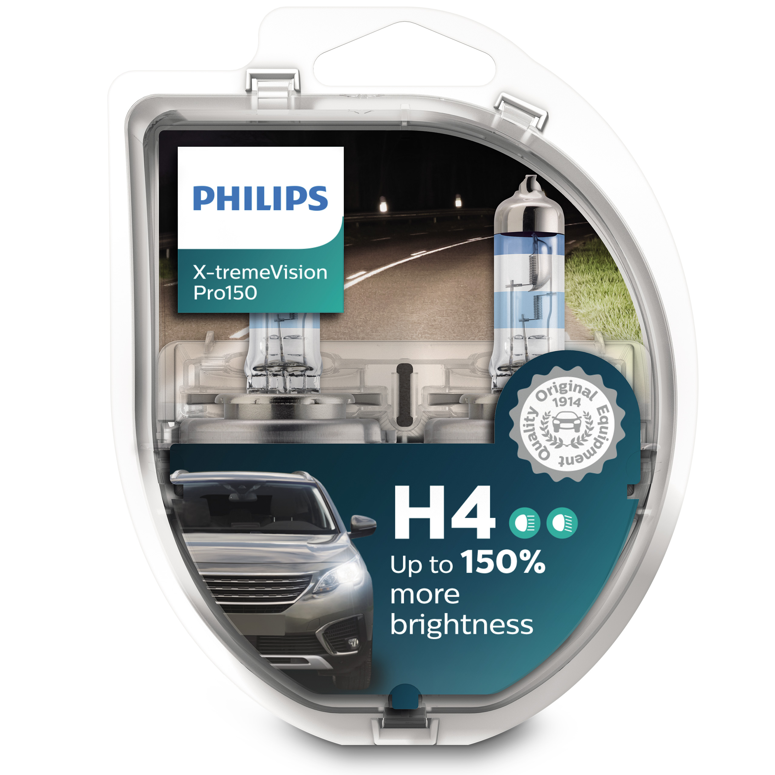 Philips X-tremeVision Pro150 +150% żarówka H4