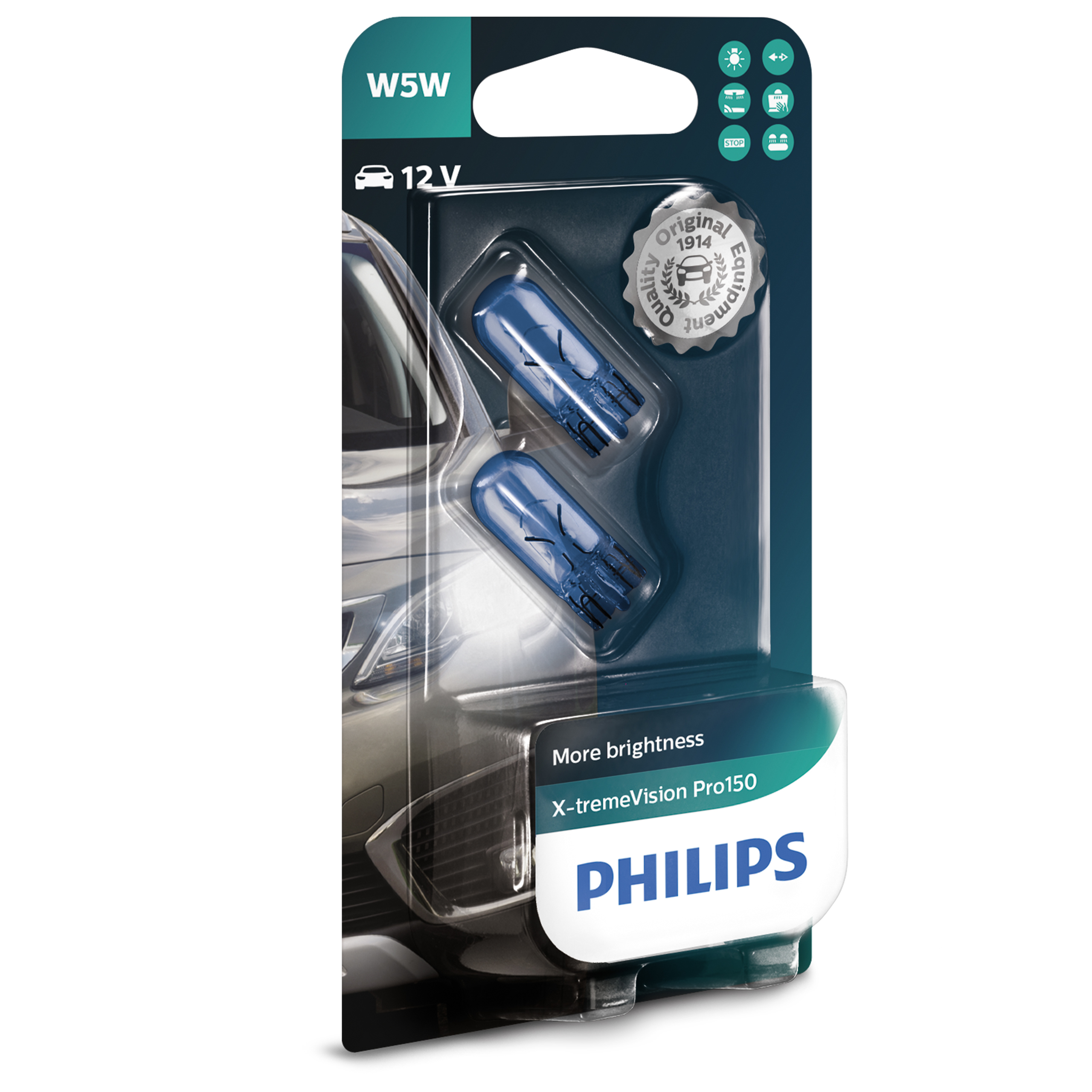 Philips X-tremeVision Pro150 żarówka W5W