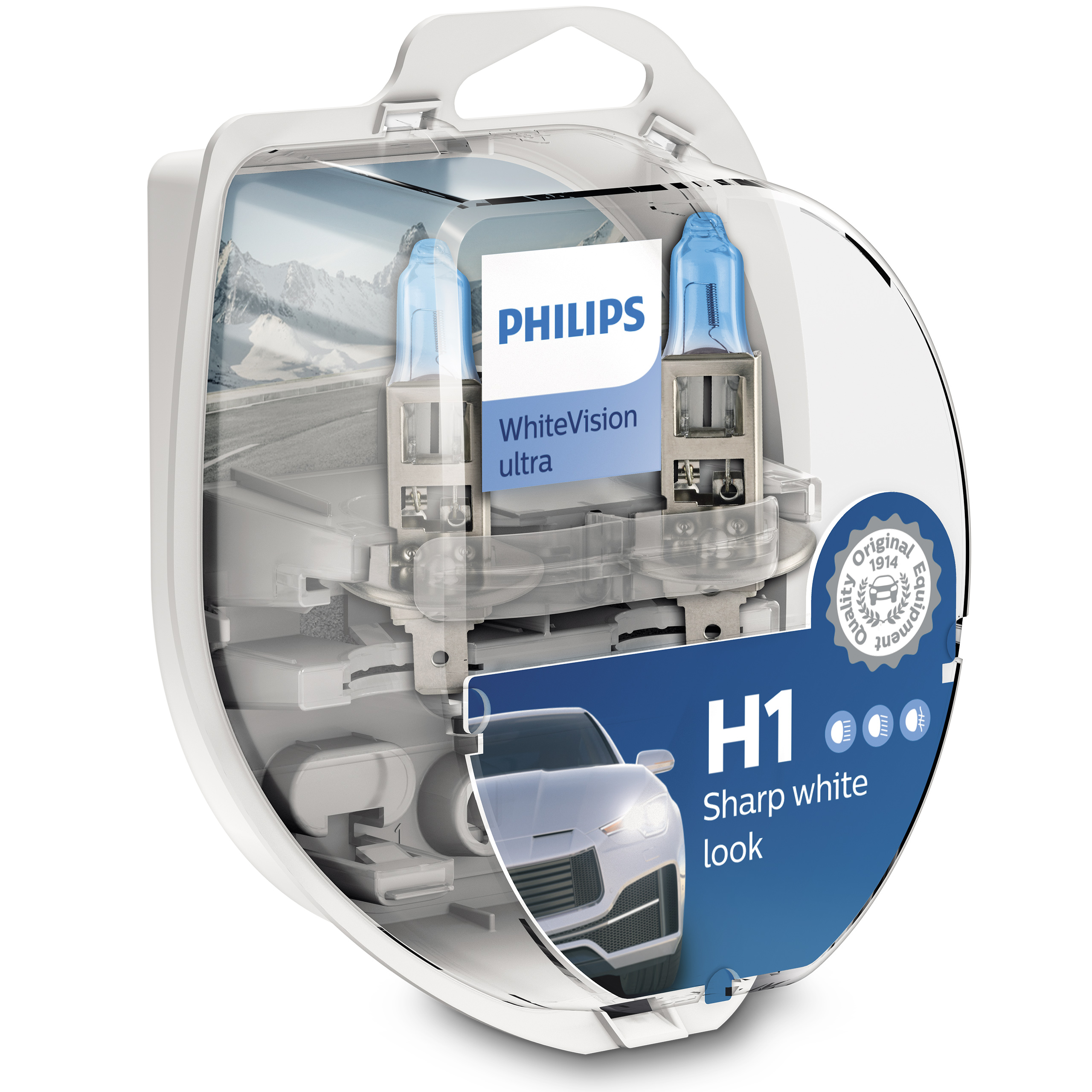 Philips WhiteVision Ultra żarówka halogenowa H1