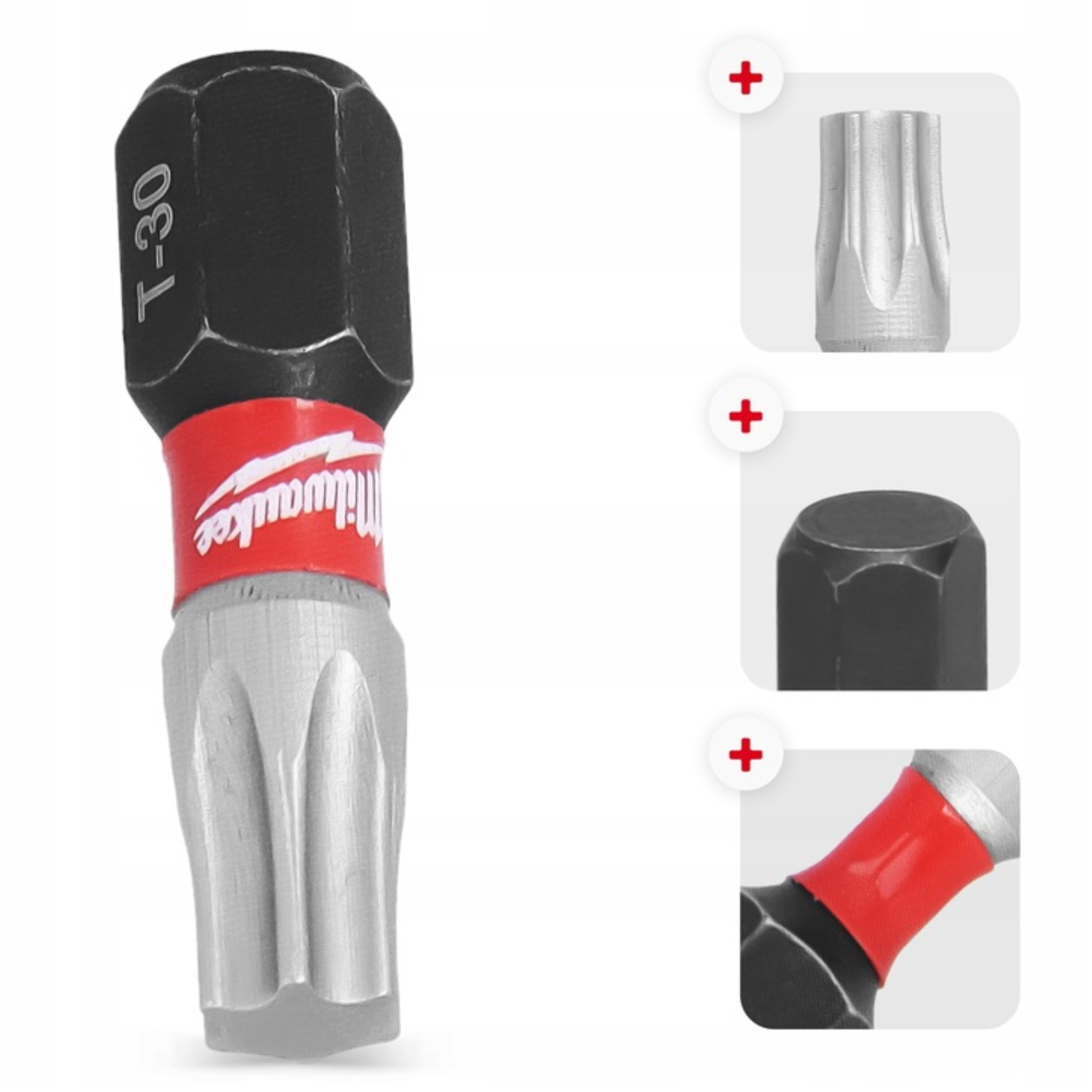 Milwaukee SHOCKWAVE IMPACT DUTY bity udarowe TX30 25 mm 25 szt.