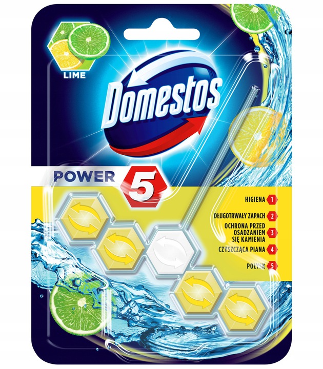 Domestos Power5 Lime Kost 55g Delist