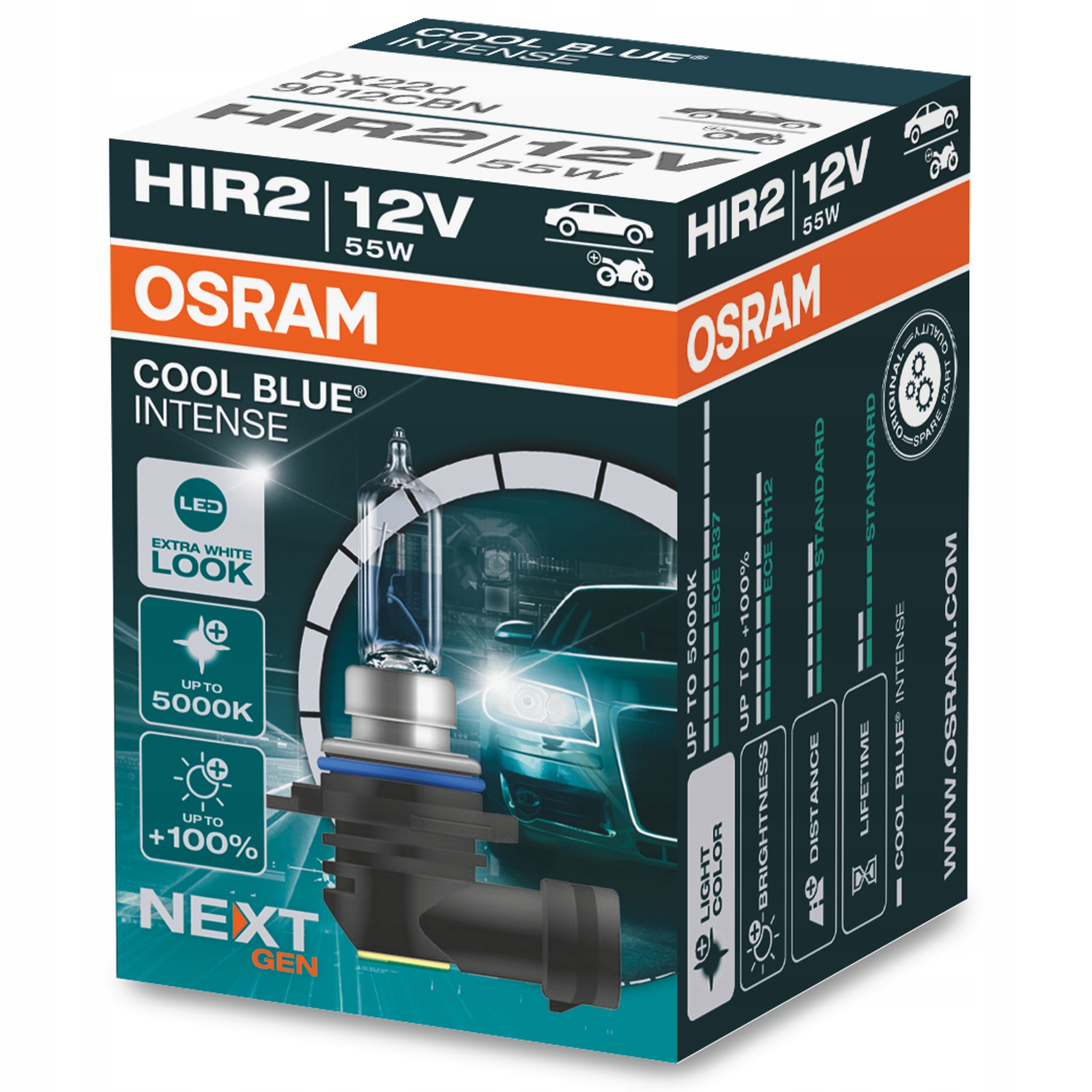 Osram Cool Blue Intense NextGen HIR2[szt] Nowa Generacja x2