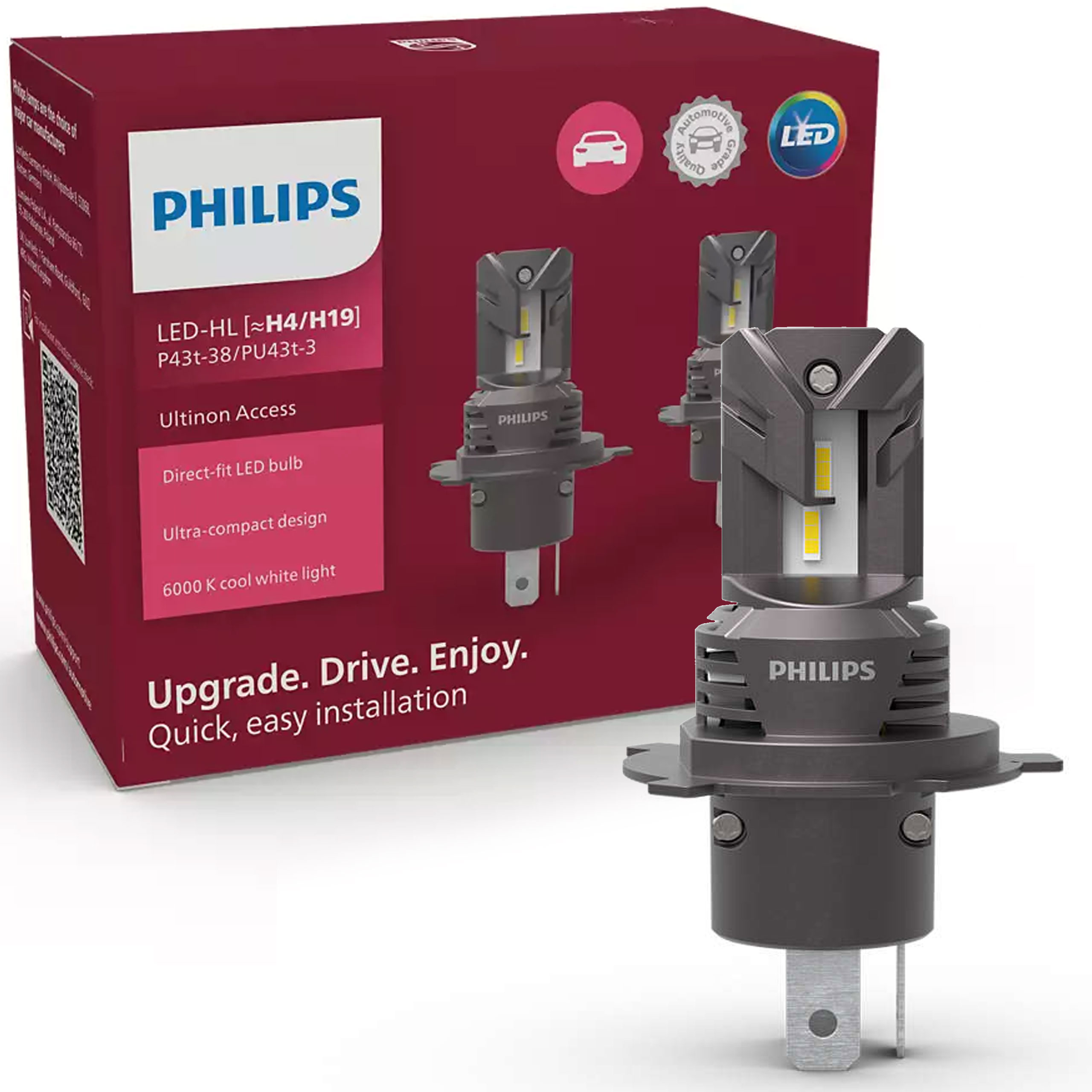 Philips Ultinon Access UA2500 żarówka LED H4/H19 12 V