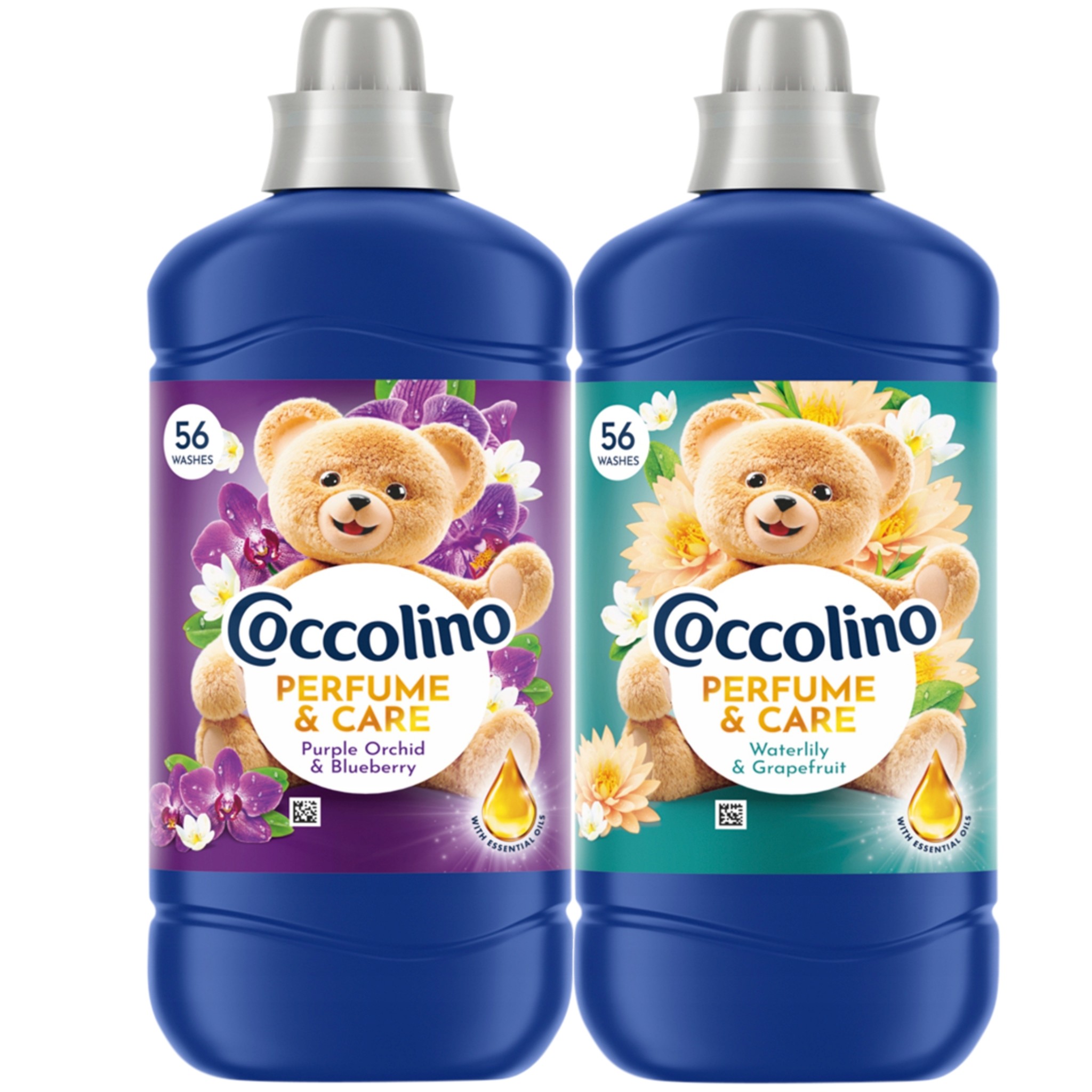 Coccolino Perfume & Care Purple Orchid & Blueberry 1288ml + 929922 Coccolino Perfume & Care Waterlily & Grapefruit 1288ml