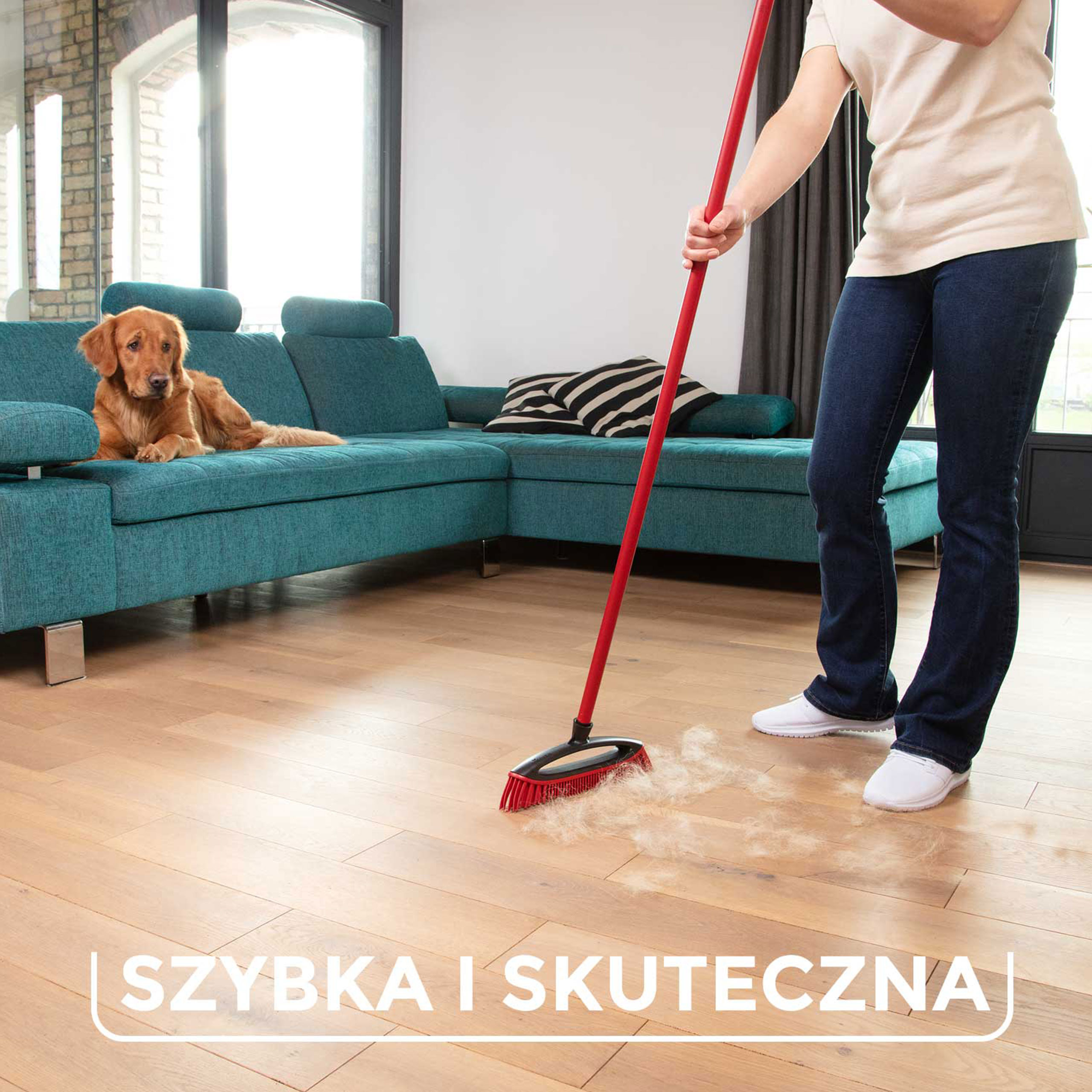 Vileda Zestaw Pet Pro Ręcznik XL Szczotka Always Clean Szczotka Elektrostatyczna