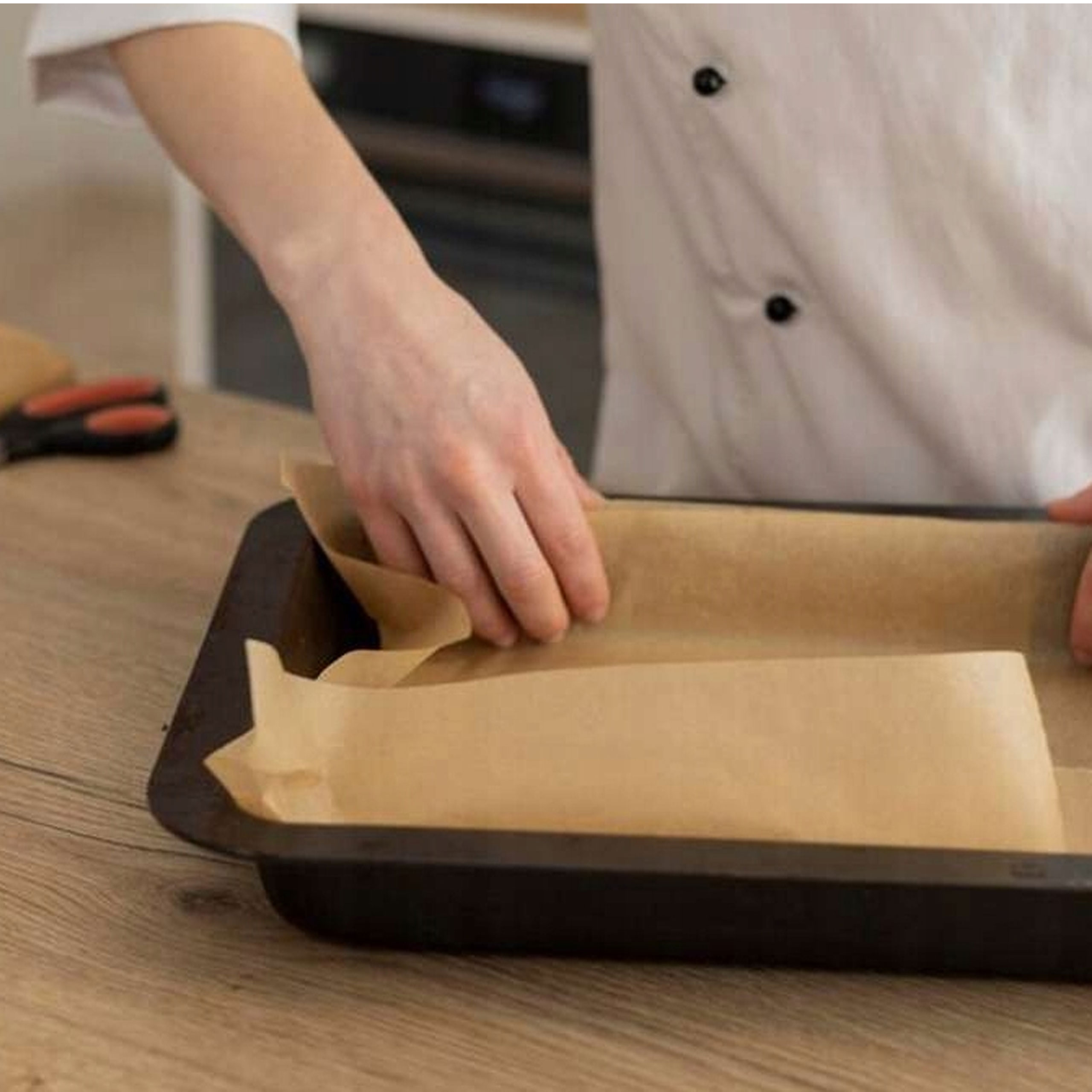 Papier do Pieczenia Catering 50m x 38 brązowy do mokrych ciast 134086