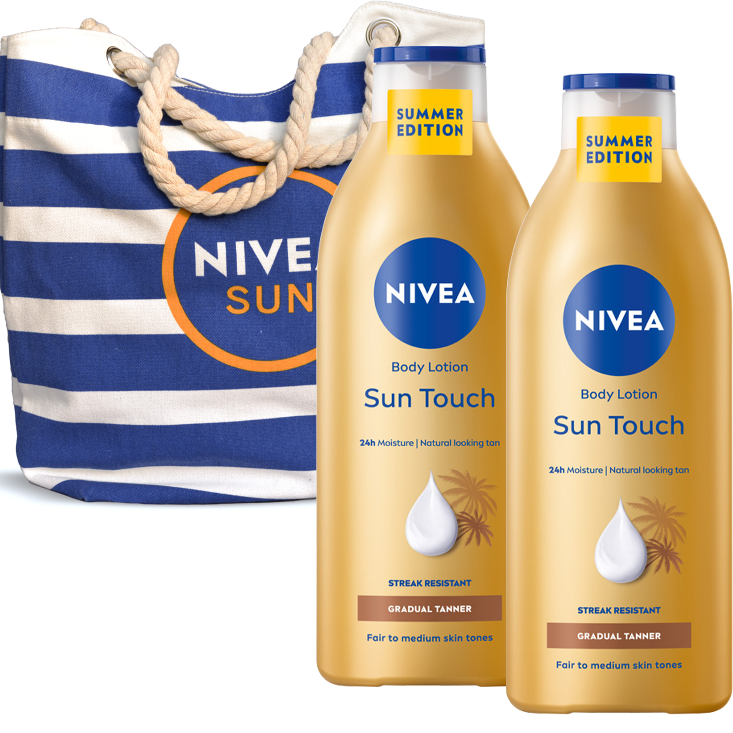 2 x NIVEA Brązujący balsam do ciała Sun-Kissed Radiance, 400 ml