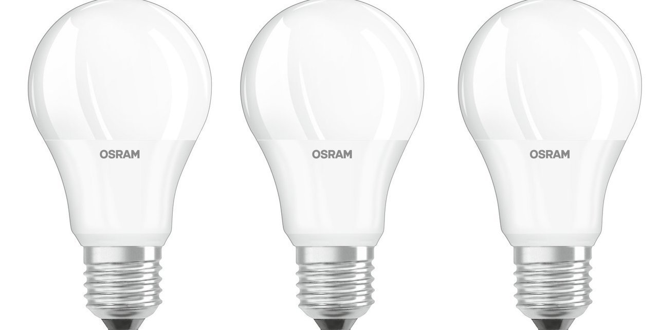 Osram Żarówki LED E27 60W 3szt. LV6