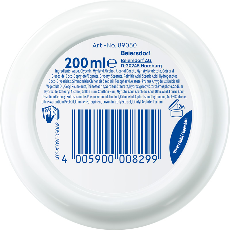 NIVEA Soft Krem do twarzy, ciała i rąk intensywnie nawilżający 200 ml