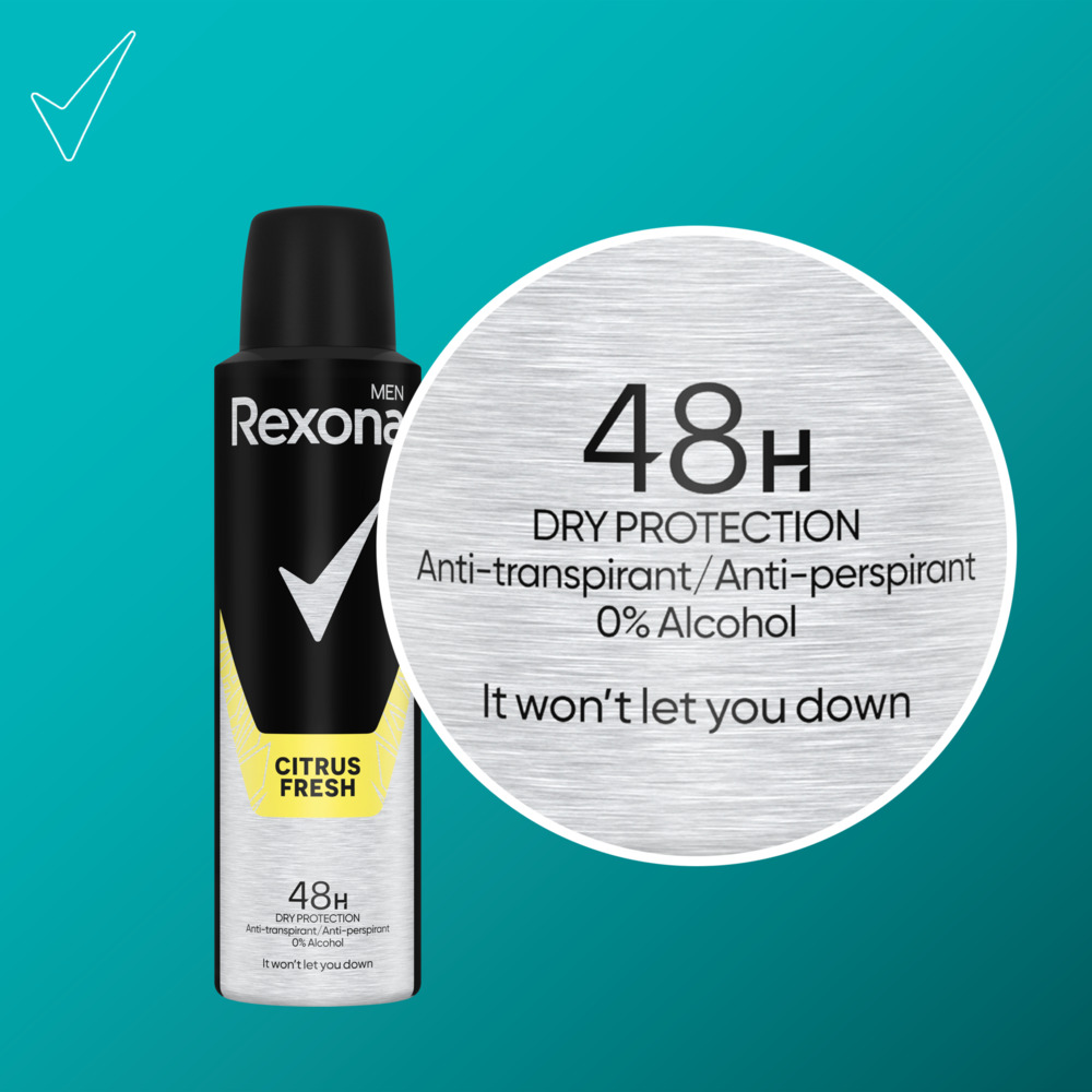 Rexona Men Stay Fresh antyperspirant w aerozolu Citrus 150 ml