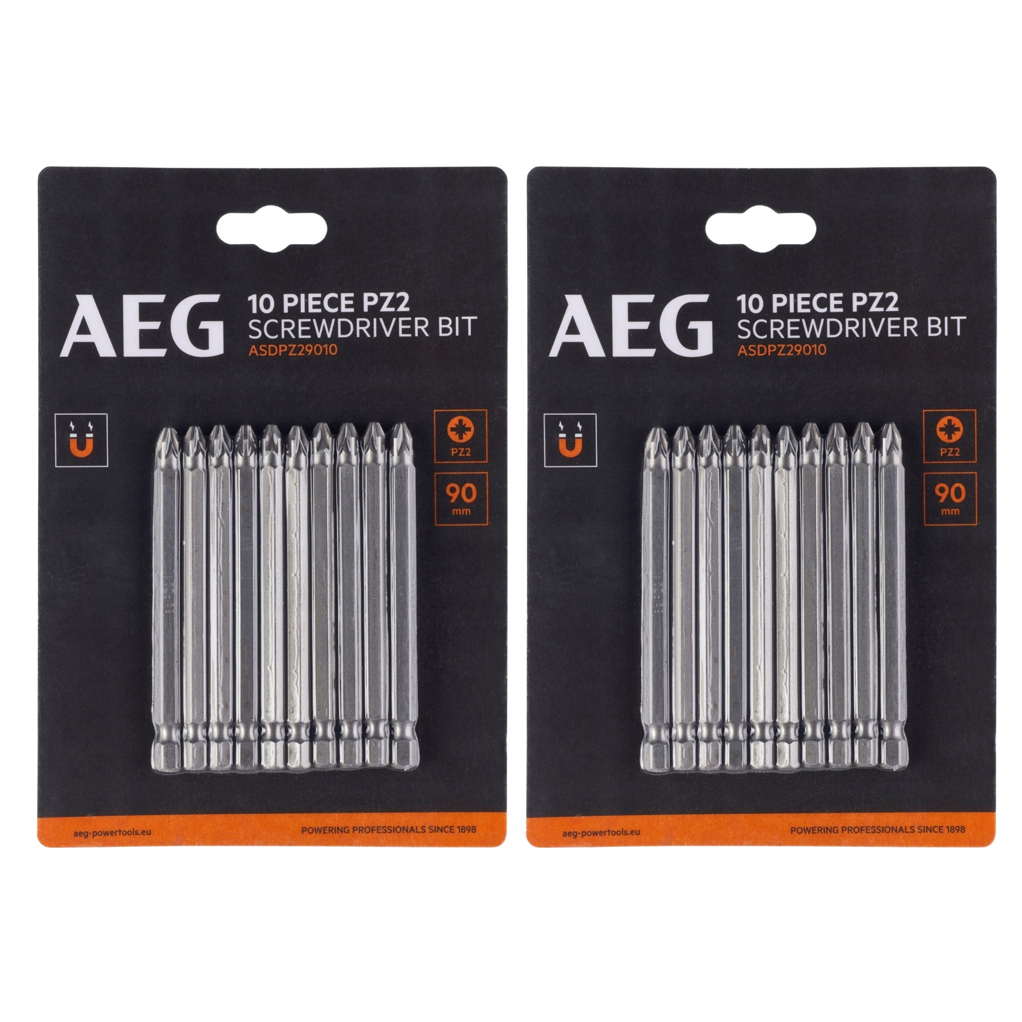 AEG Bity 90mm PZ2 10szt. ASDPZ29010 x2