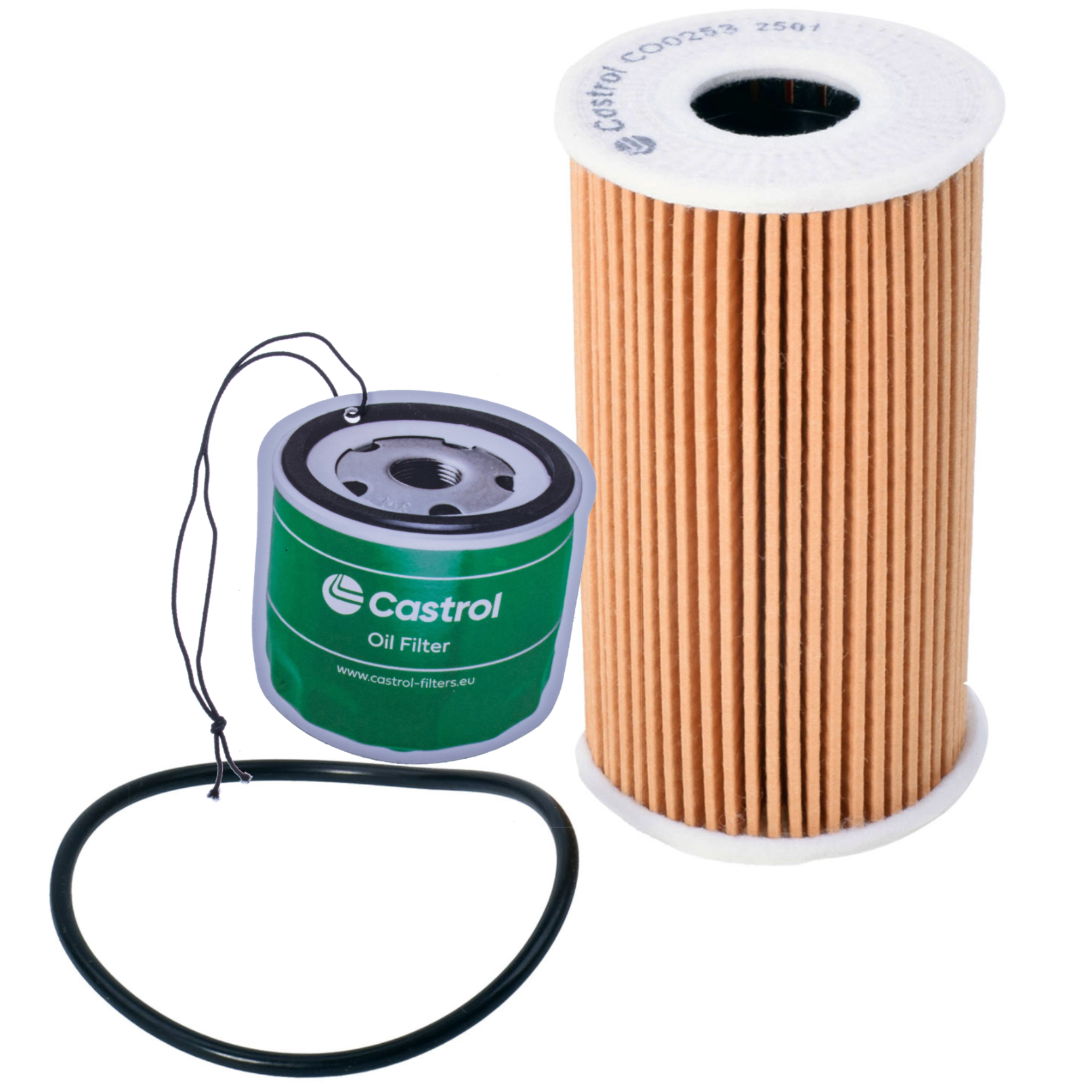 Castrol Filters Filtr Oleju CO0253 + Zawieszka Zapachowa gratis
