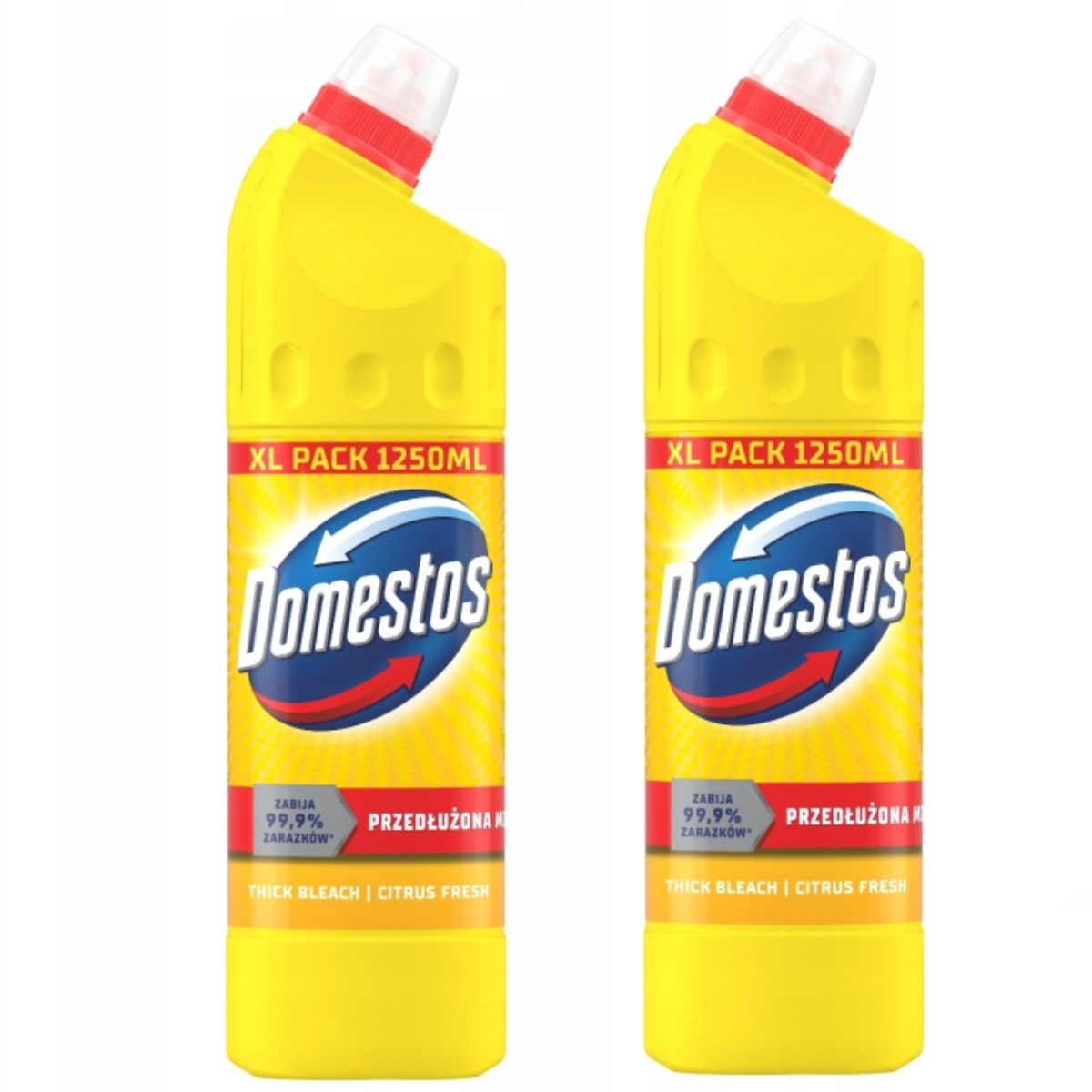 Domestos Thick Bleach Citrus 1250 ml x2