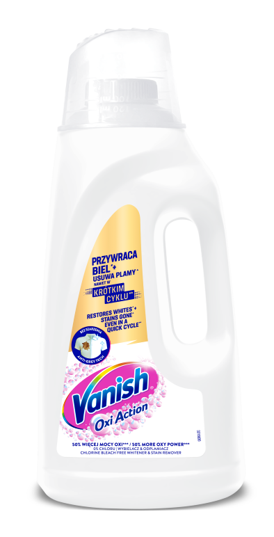 Vanish Oxi Action White odplamiacz w żelu 2l
