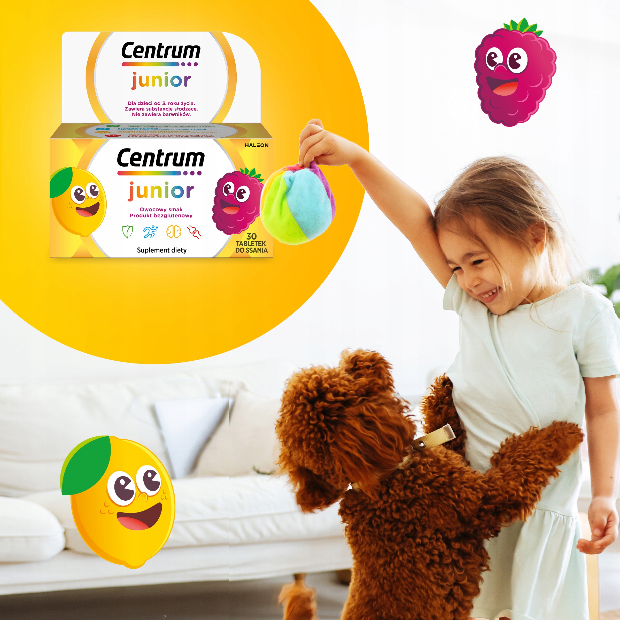 Multiwitamina Centrum Junior dla Dzieci 90 szt + Kolorowanka Gratis