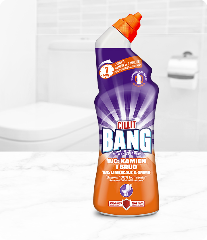 Cillit Bang Żel do WC – Kam i Rdz x3 [zestaw]