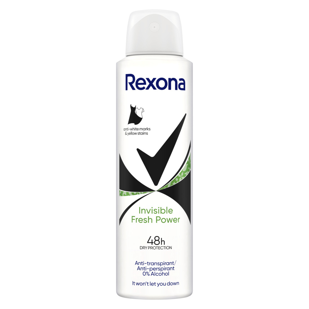 Rexona Invisible Fresh Power antyperspirant w sprayu dla kobiet 150 ml