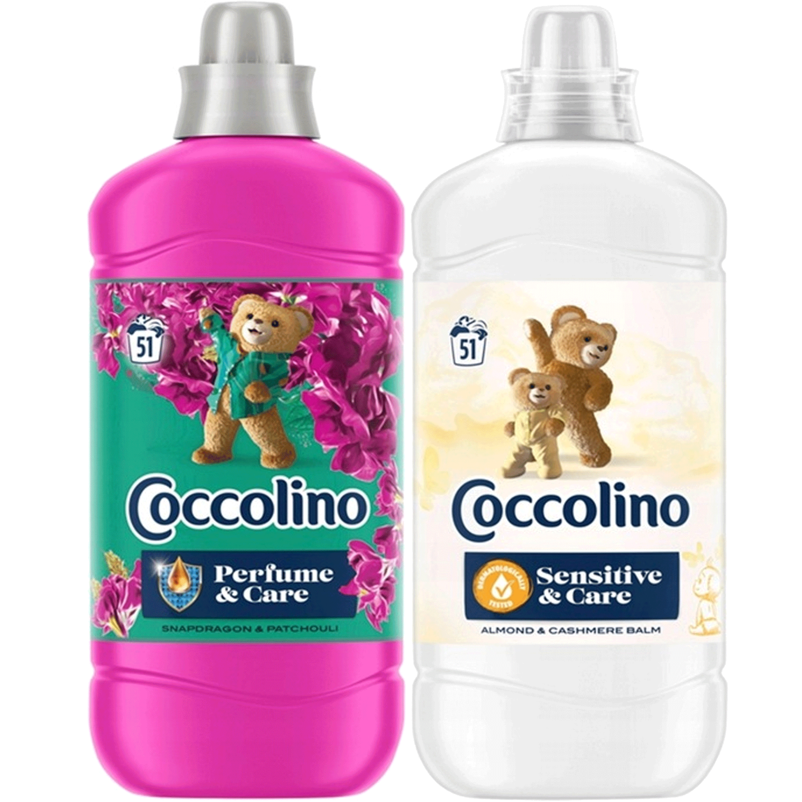 Coccolino Care Green 1,275l x2 MIX