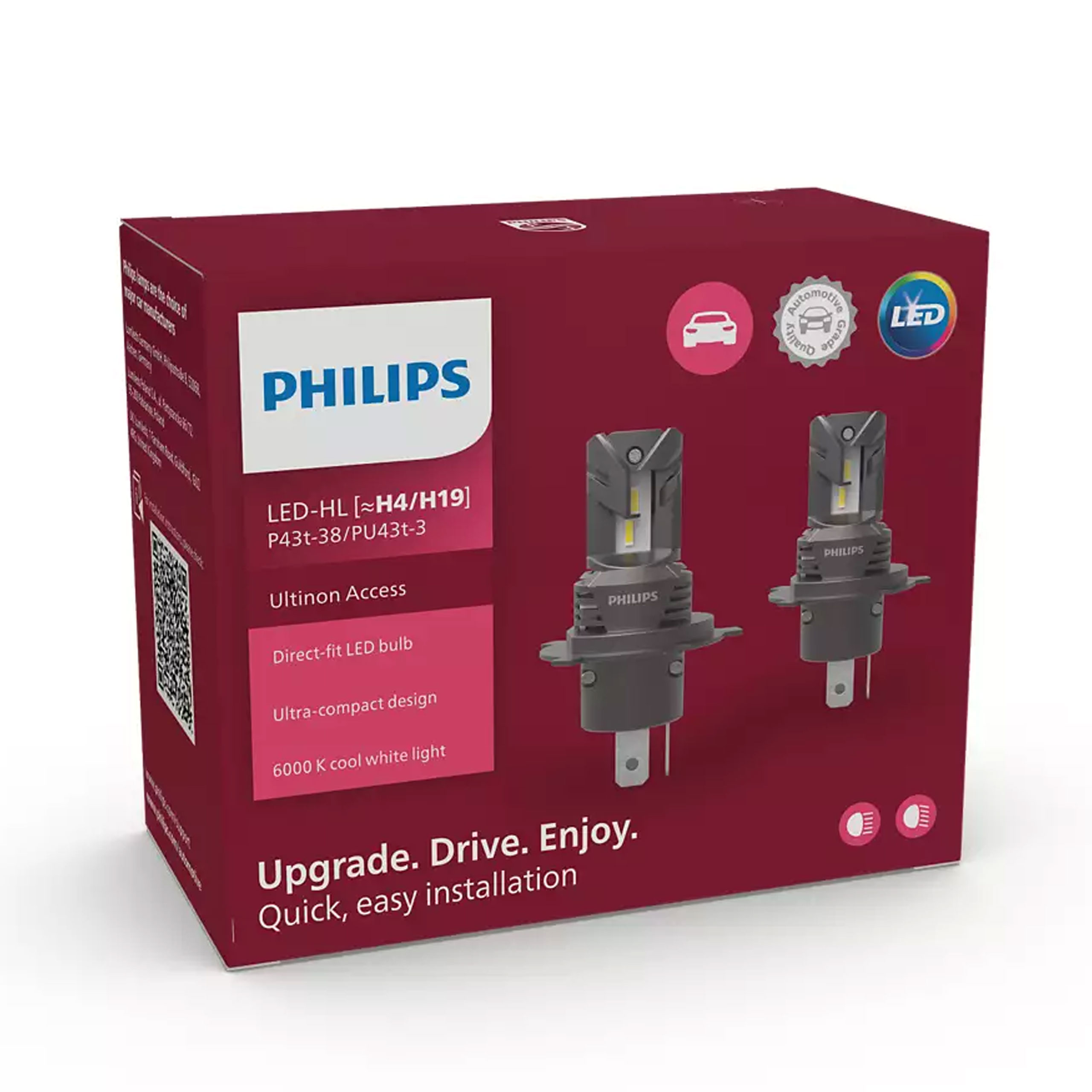 Philips Ultinon Access UA2500 żarówka LED H4/H19 12 V