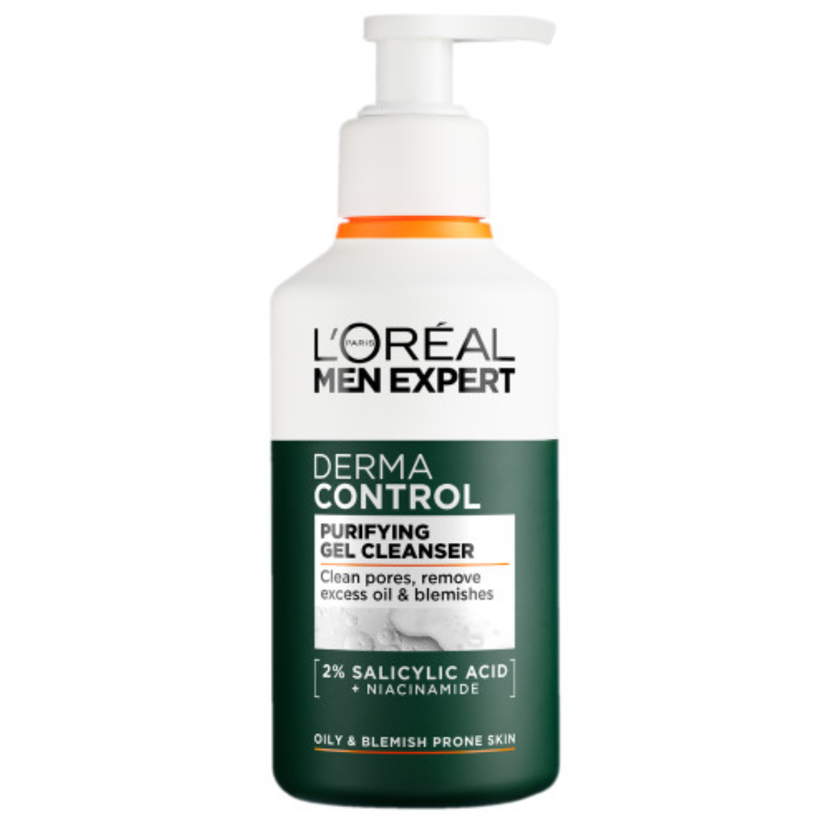 L’Oréal Men Expert Derma Control Oczyszczający Żel Do Twarzy Z Niacynamidem 260ml