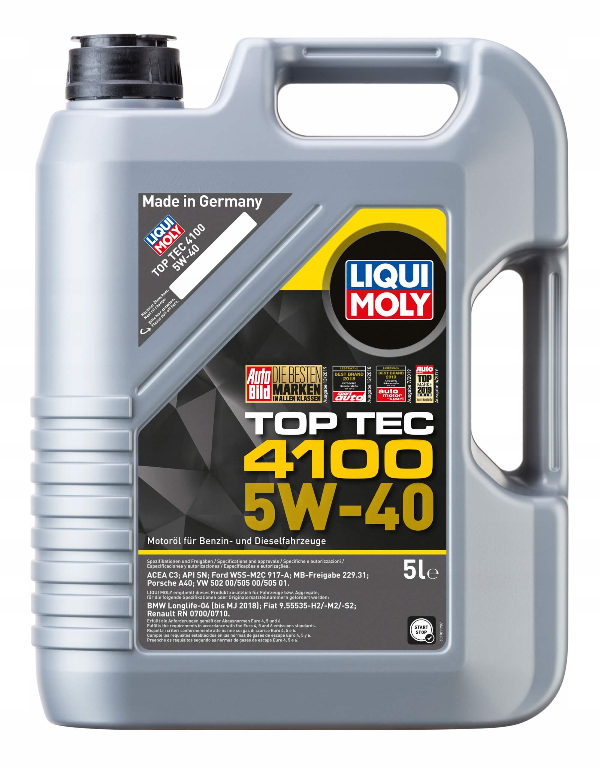 Liqui Moly LM9511 TopTec 4100 5W40 5L