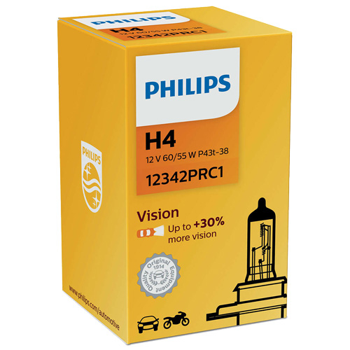 Philips Vision żarówka samochodowa H4 12 V 60/55 W