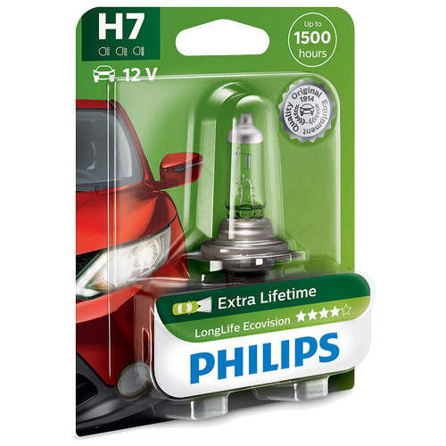 Philips LongLife EcoVision żarówka halogenowa H7 12 V 55 W 1 szt.